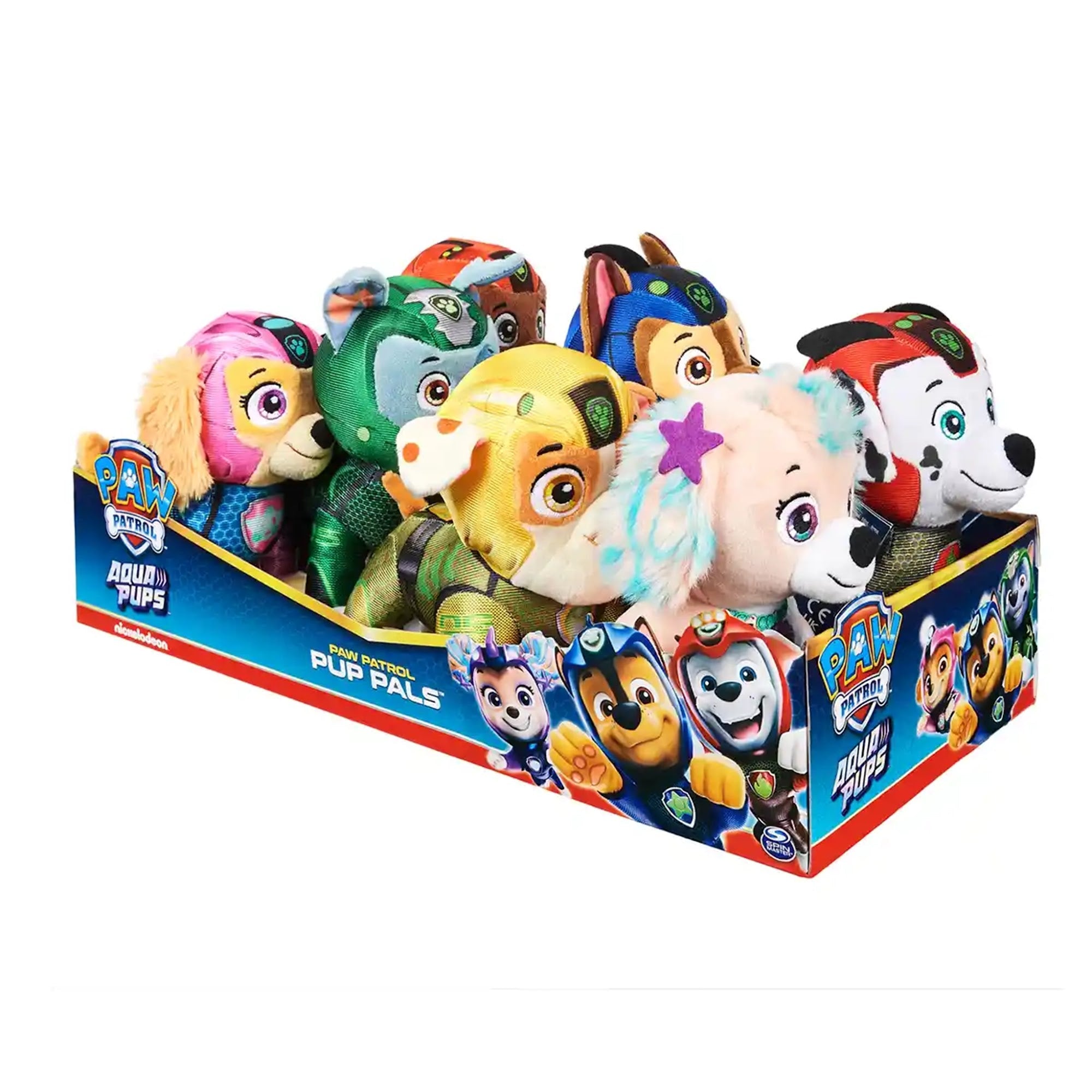 Paw Patrol Aqua Basic Plush Asst. CDU