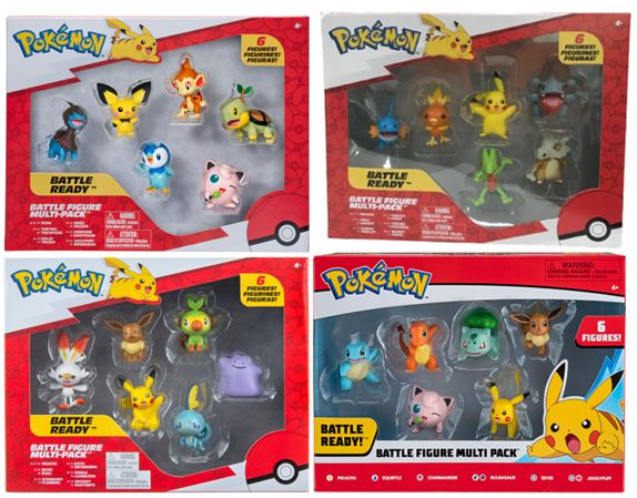 POKEMON BATTLE FIGURE MULTI 6PACK