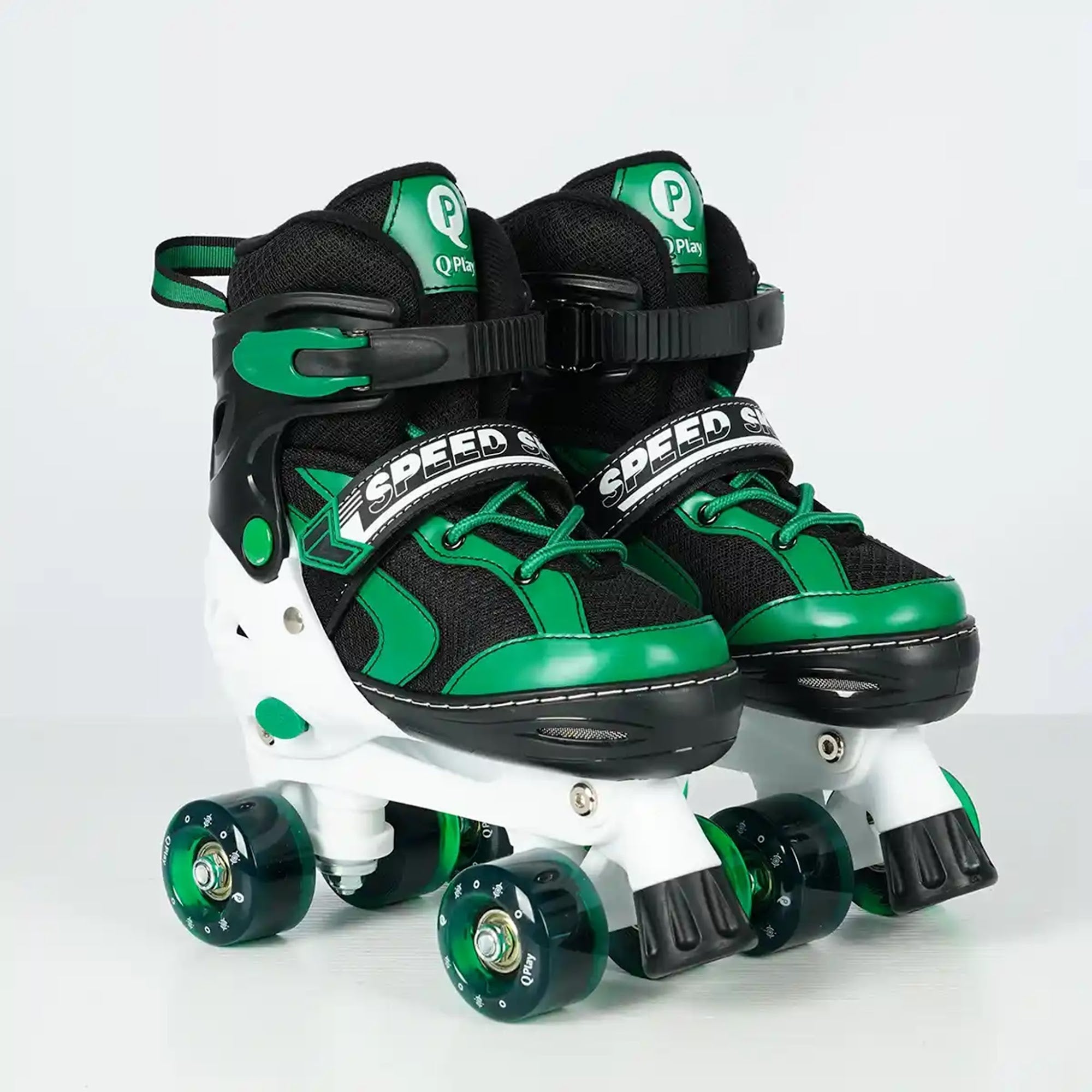 QPLAY INLINE 2in1 Skates (S) green
