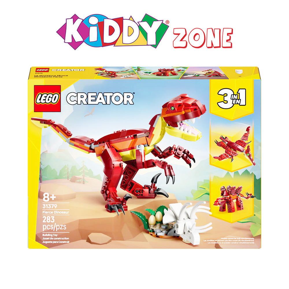 LEGOÃÂ® Creator 3 in 1 Fierce Dinosaur Toy 31379