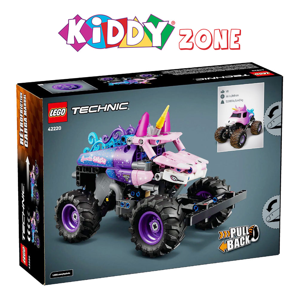LEGOÃÂ® TechnicÃ¢ÂÂ¢ Monster JamÃ¢ÂÂ¢ Sparkle SmashÃ¢ÂÂ¢ Pull-Back Toy 42220