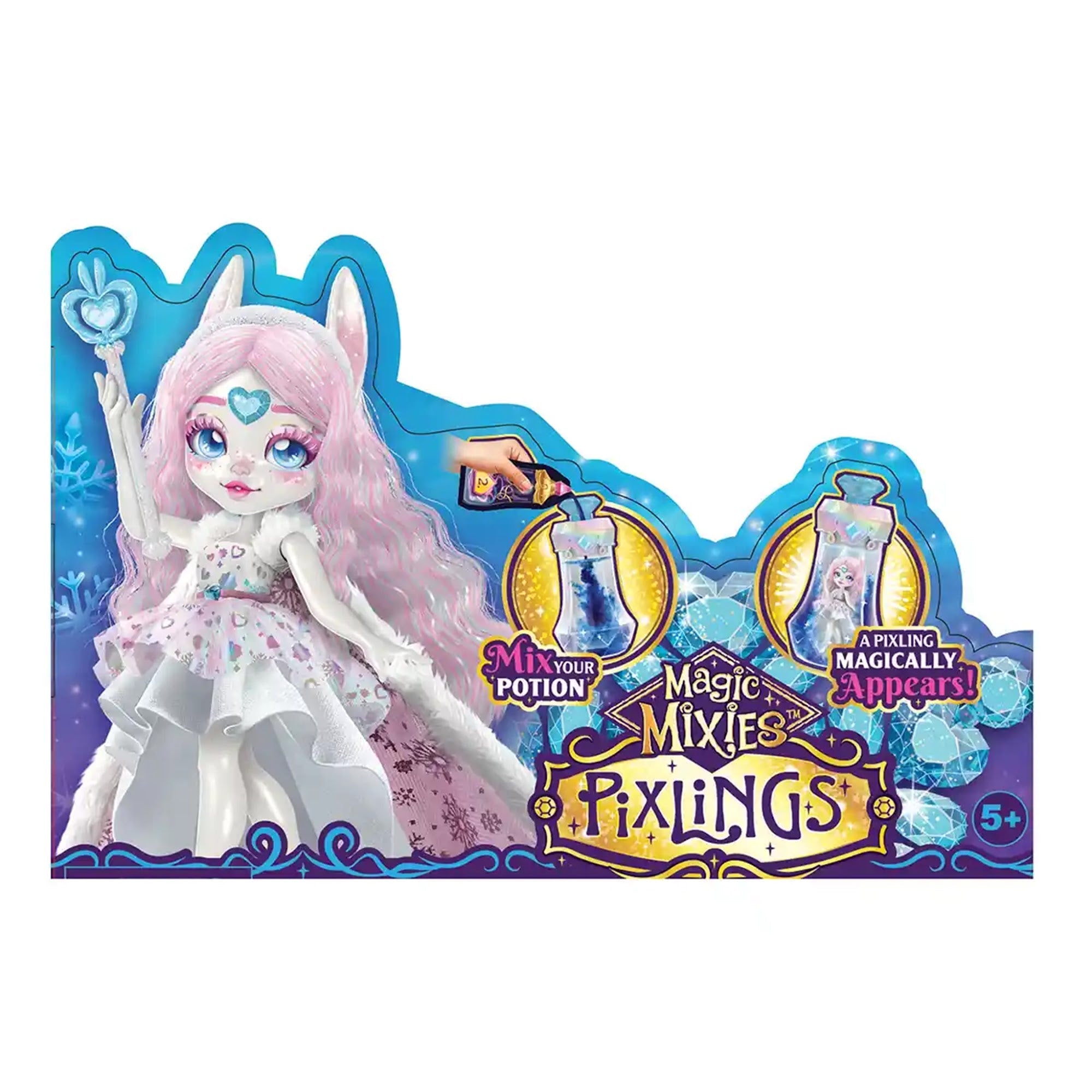 Magic Mixies Pixlings S1 DOLL SGL PK WHITE - BUNNY