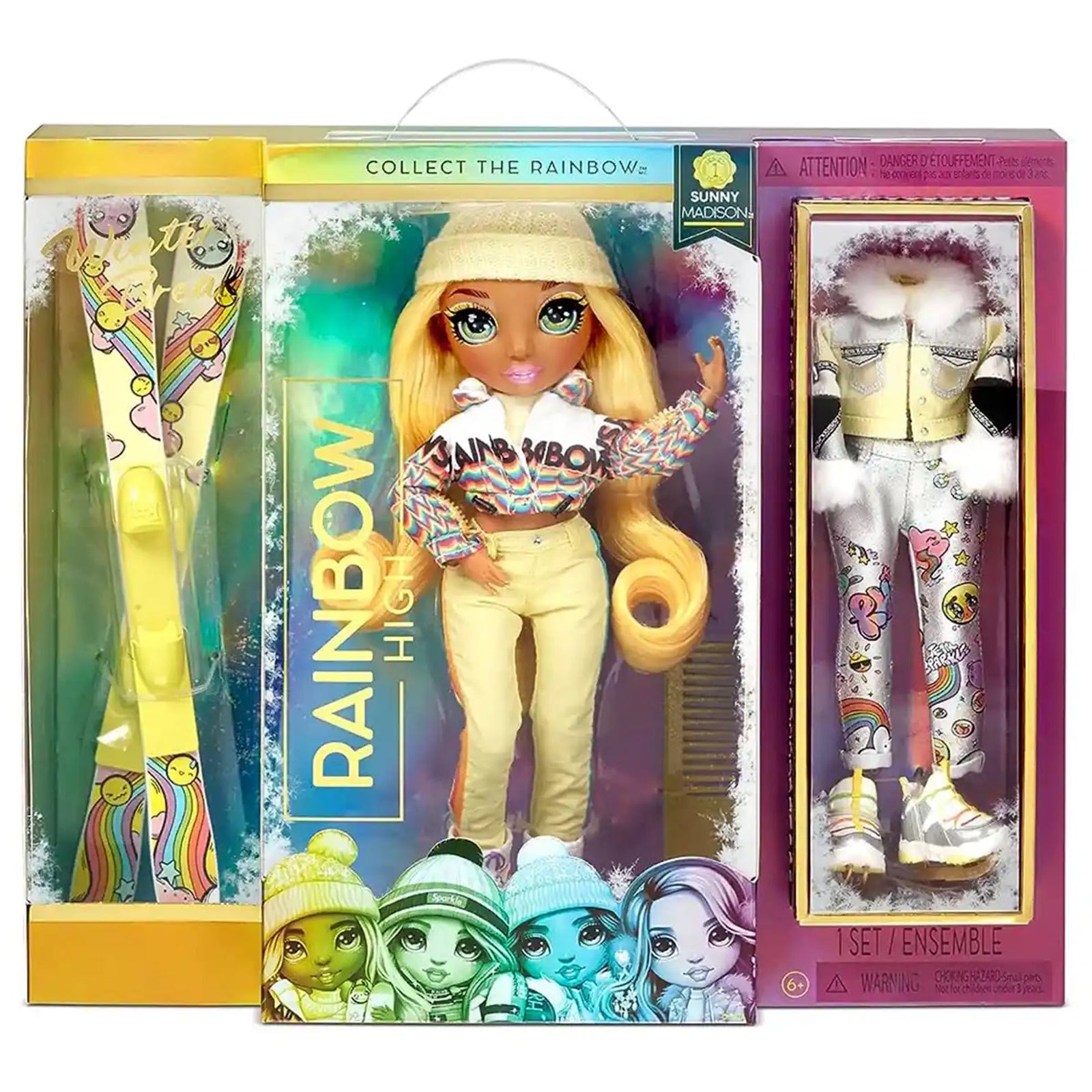 Rainbow High Fashion Winter Break Doll- Sunny Madison (Yellow)