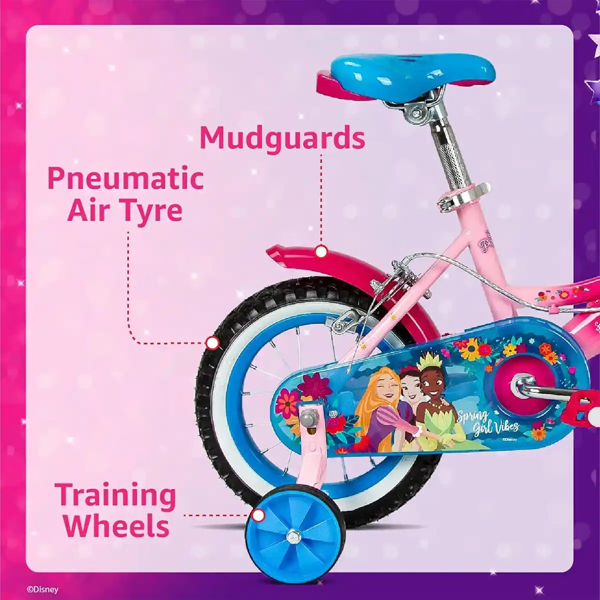 Spartan 12" Disney Princess Bicycle