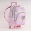 PAUSE Trolley 2 Main Compartments and 1 Front Pocket and 2 Side Pockets 18" W/ LUNCH BAG&PENCIL CASE