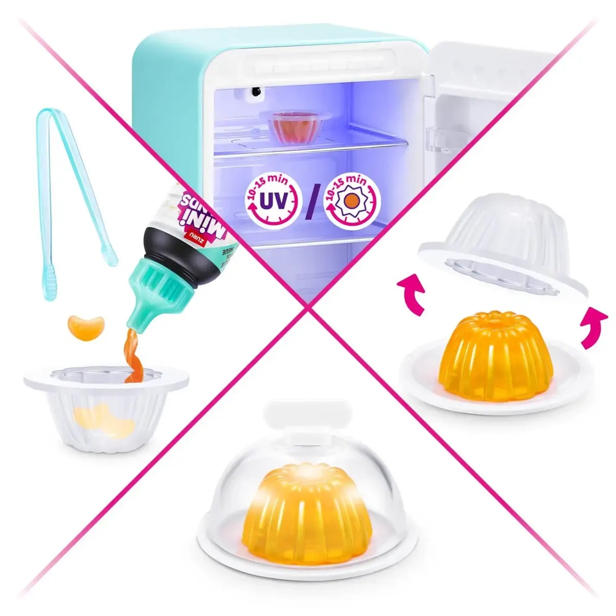 S002-MINI BRANDS-FILL THE FRIDGE PLAYSET-SERIES 1-SHRINK WRAP,4PCS/PDQ,16PCS/4PDQ/CTN