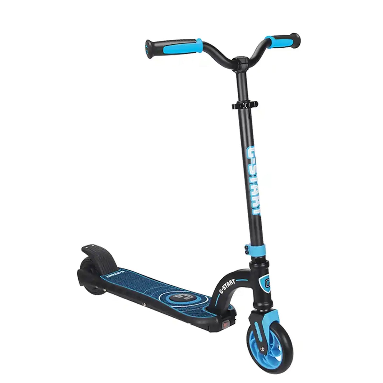 G-Start electric scooter with 24V, 3.6Ah lithium battery, 150watt motor and gravity sensor.blue