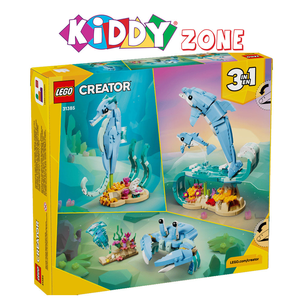 LEGOÃÂ® Creator 3 in 1 Sea Animals: Beautiful Dolphins 31385