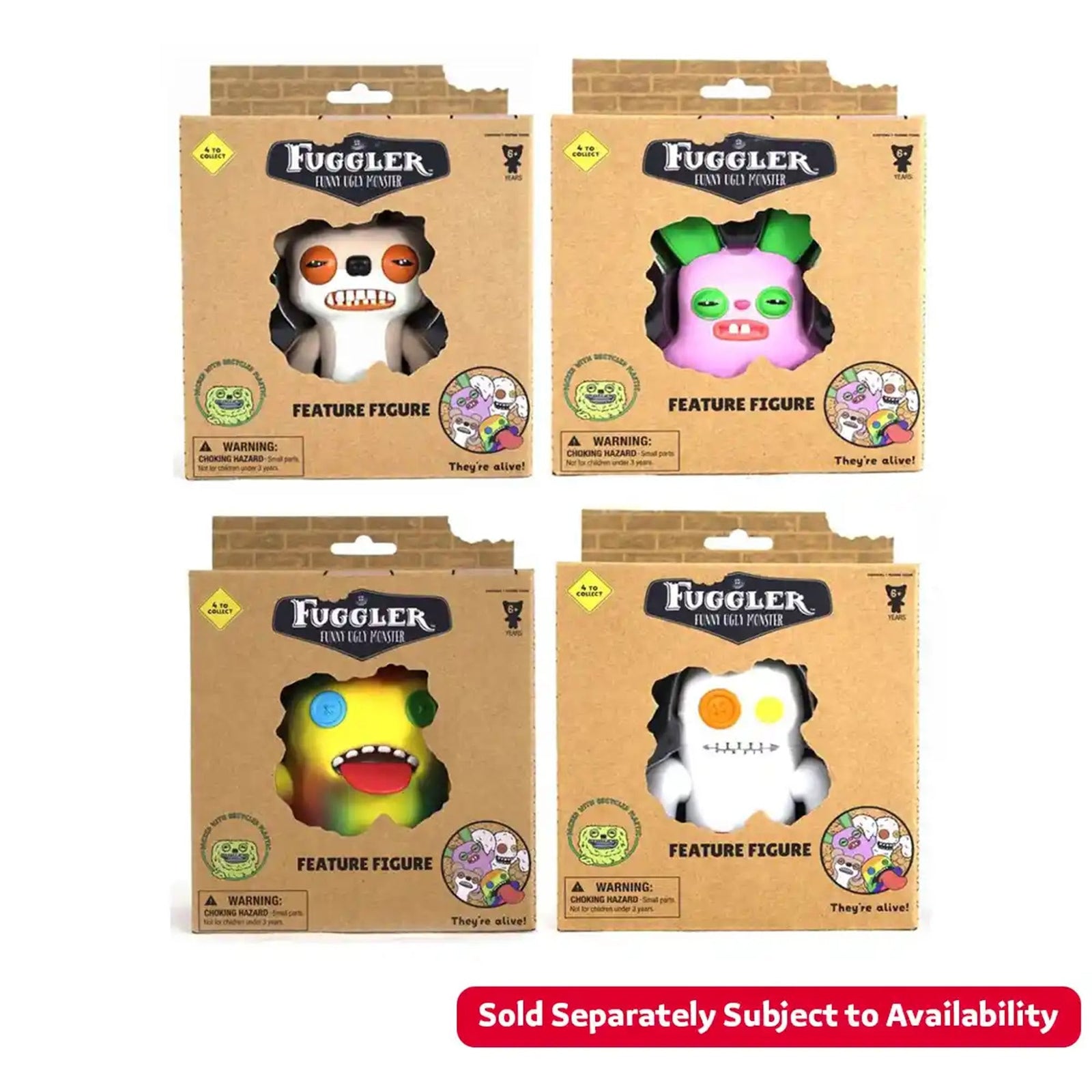 FUGGLER FIGURES FEATURE 1PK 4ASST