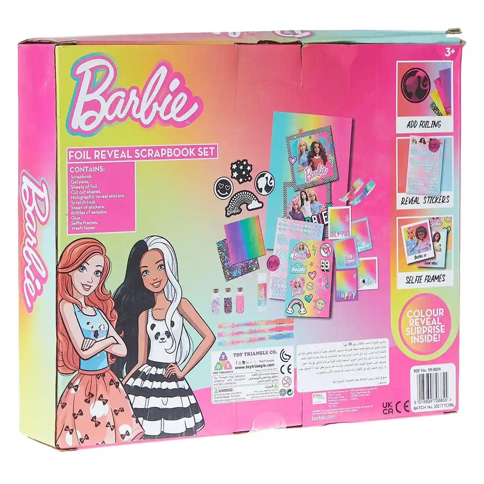Barbie Foil Reveal Scrapbook Set