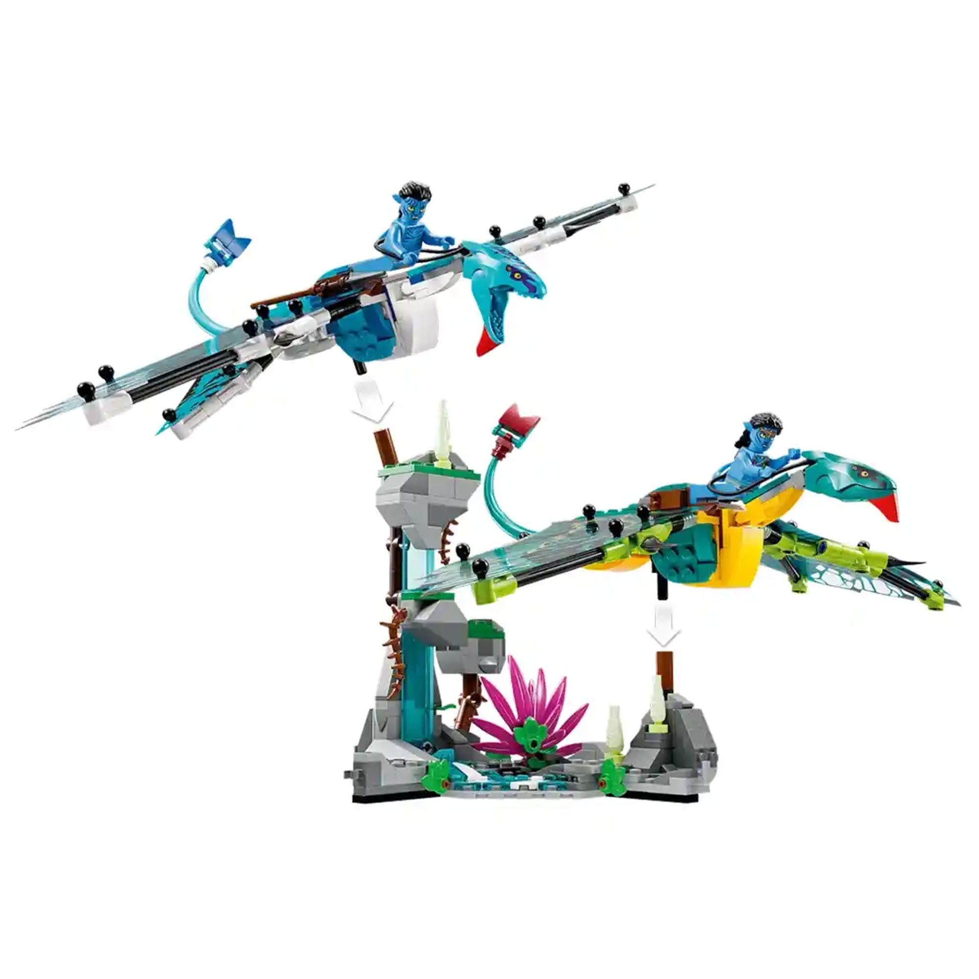 LEGOÃÂ® Avatar Jake & NeytiriÃ¢ÂÂs First Banshee Flight 75572 Building Toy Set (572 Pcs)