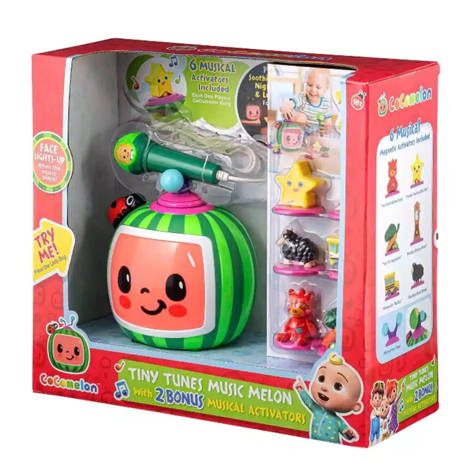 KIDdesigns - Tiny Tunes Music Melon - Mass version with 4 song activators - Moonbug - Cocomelon