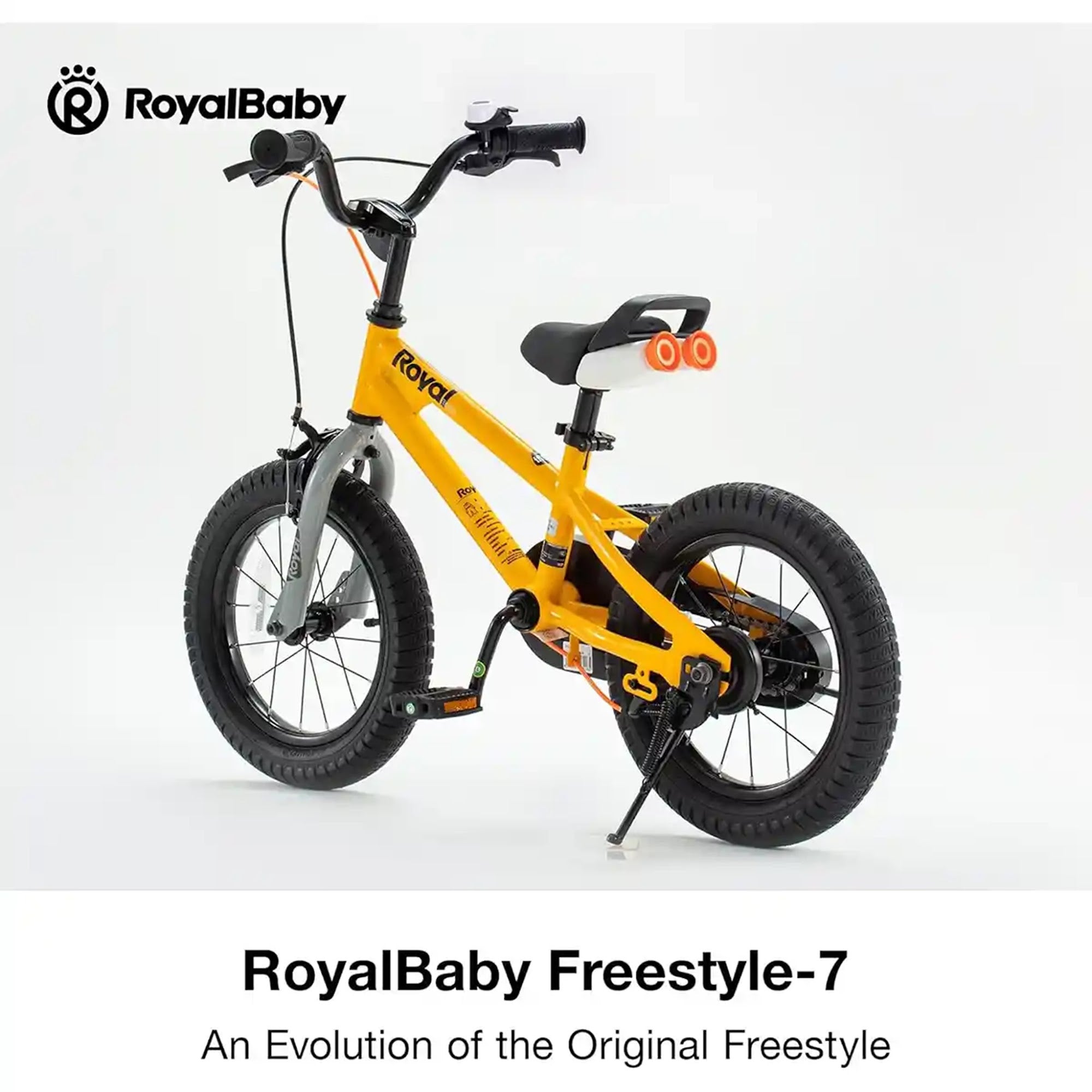 RB14B-6P CHILDREN BICYCLE 7TH FREESTYLE 14 INCH YELLOW