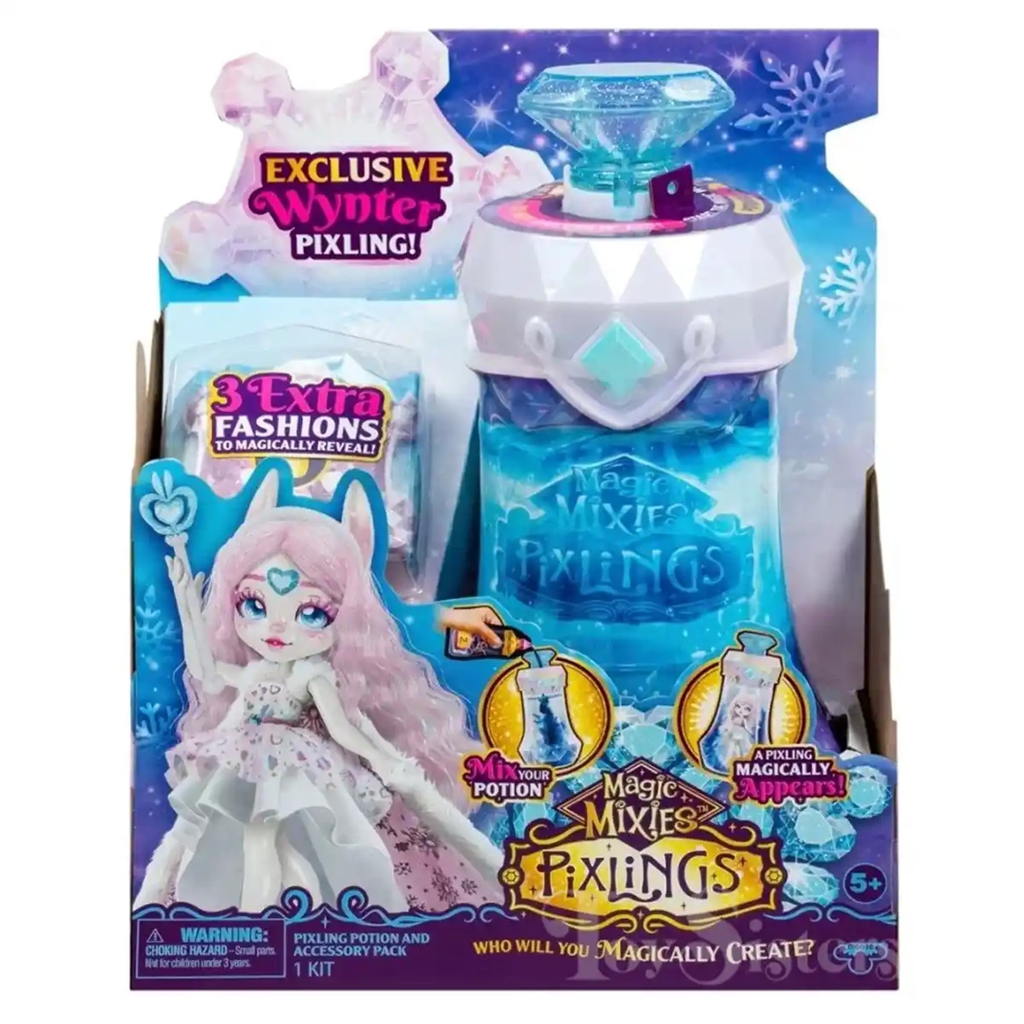 Magic Mixies Pixlings S1 DOLL SGL PK WHITE - BUNNY