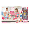 TUTU 3-IN-1 DELUXE DOLL PLAYSET 14" WITH ACCESSORIES (GREY)