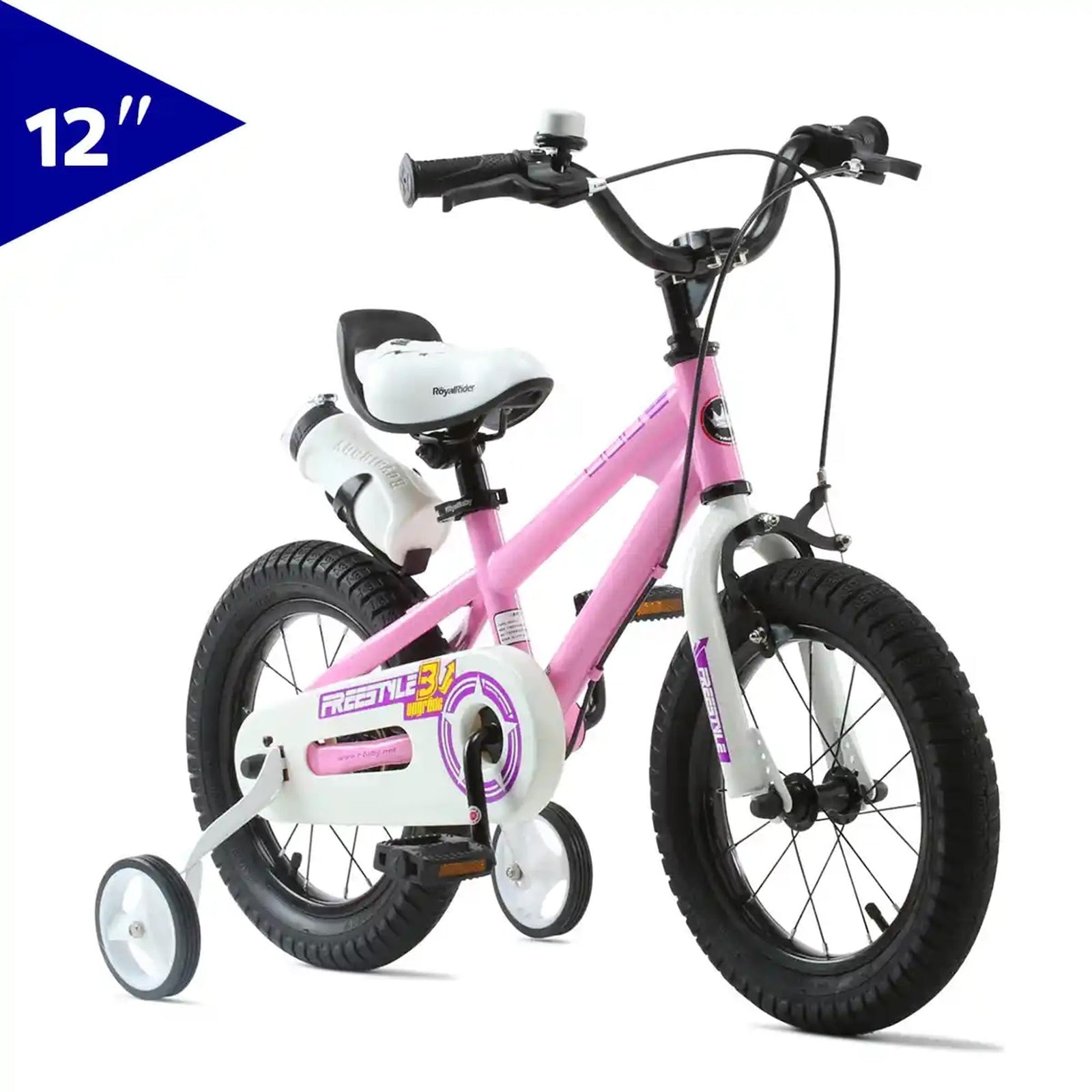RB12B-6 FREESTYLE KIDS BIKE 12INCH Pink