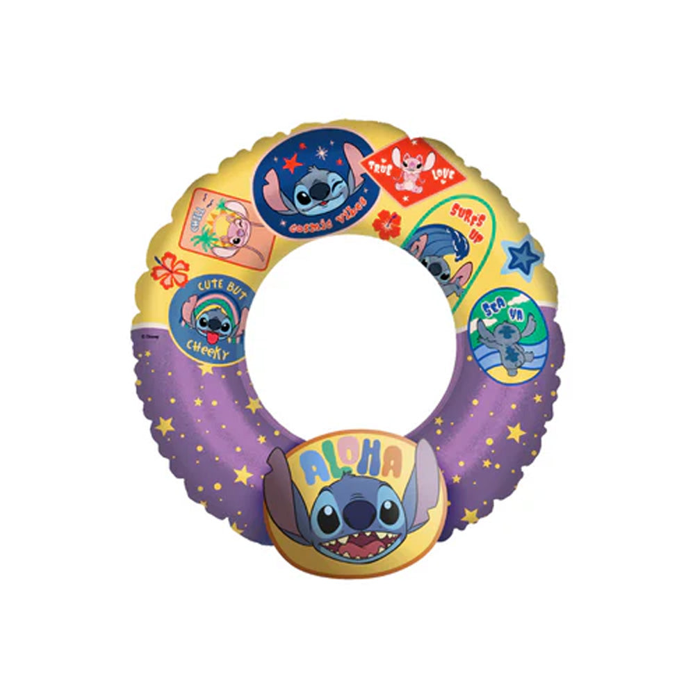 DISNEY 3D SWIM RING  - STICH - PACKED IN COLOR BOX - 50 CM Wide