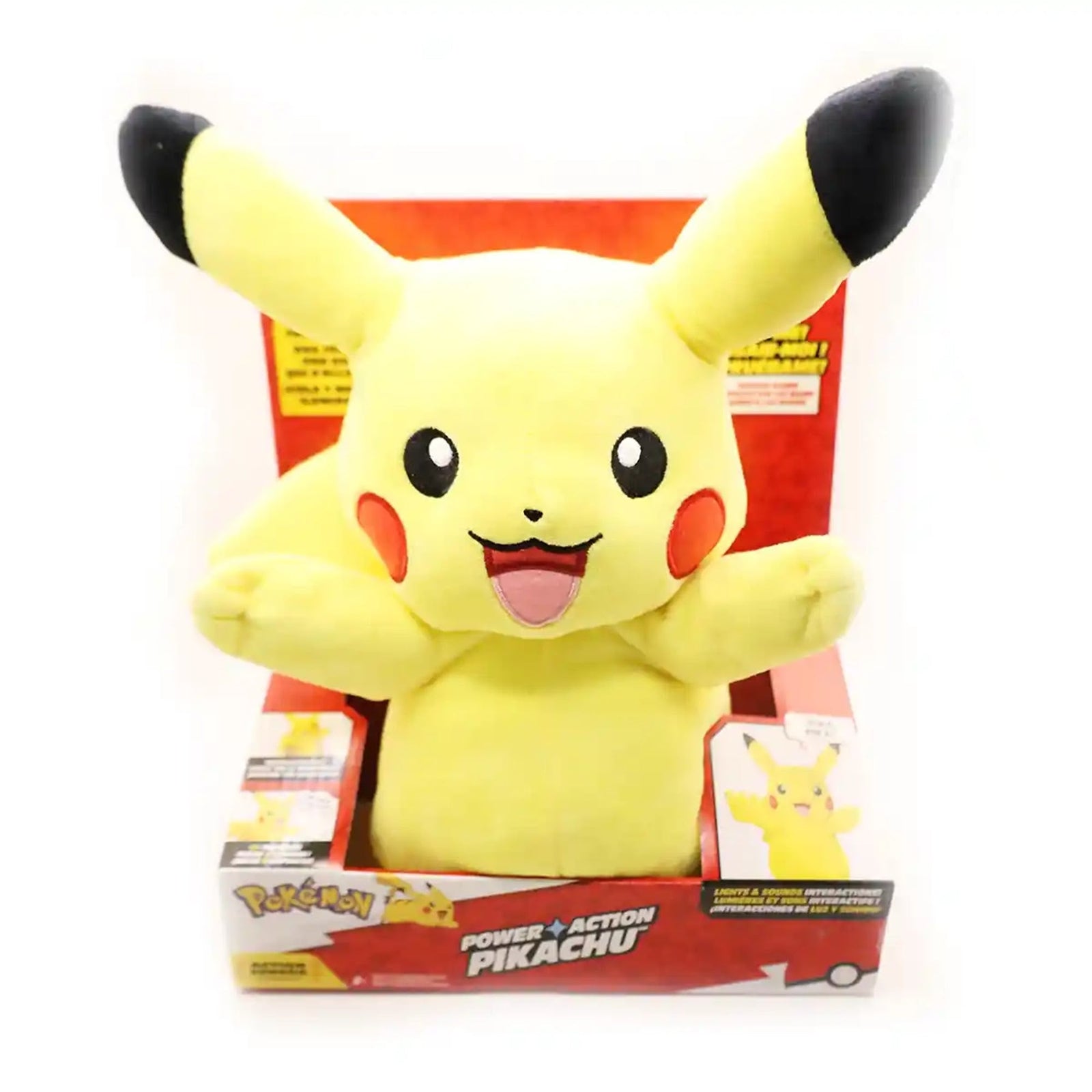 POKEMON PLUSH POWER ACTION PIKACHU B/O
