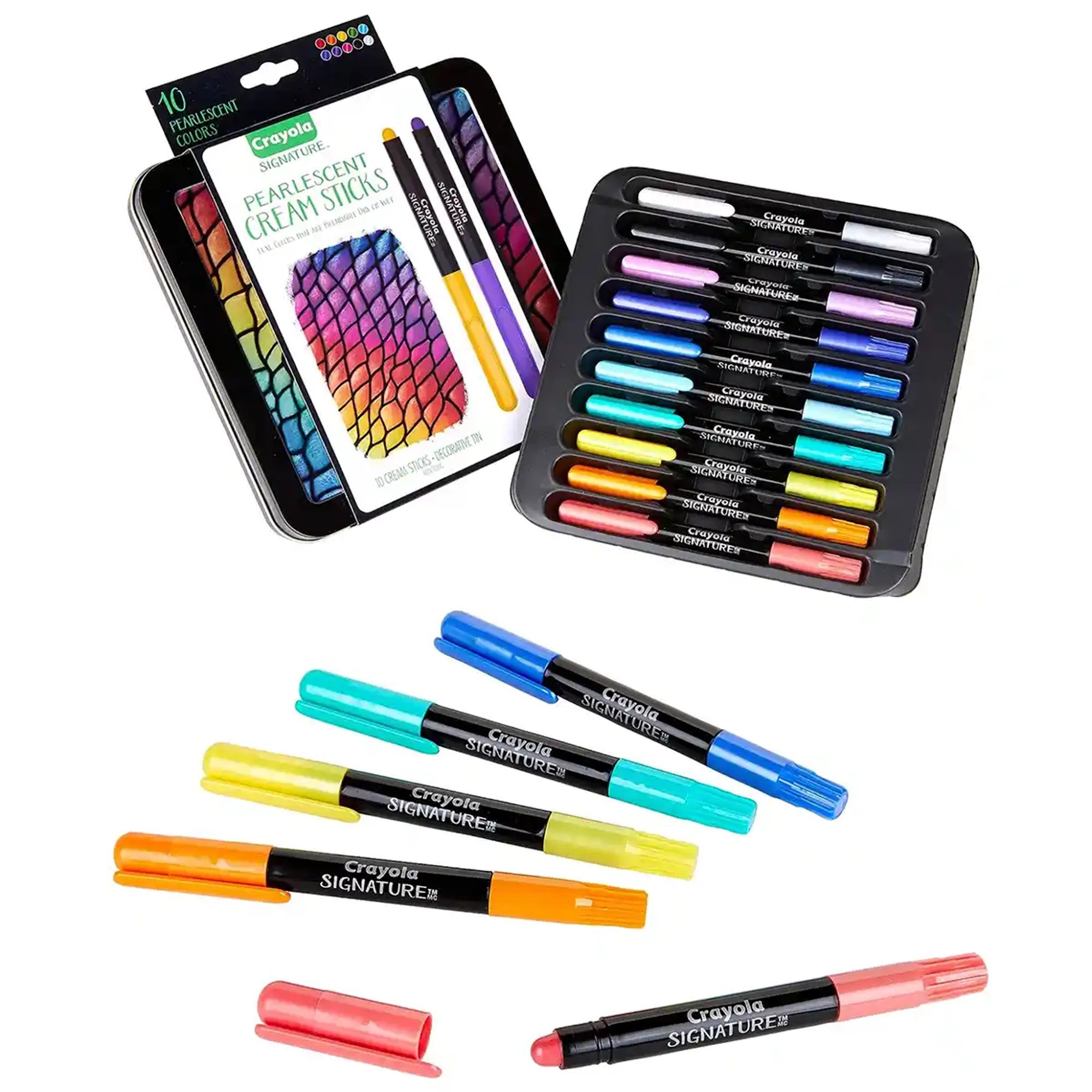 Crayola Signature, 10 ct. Pearlescent Gel Sticks