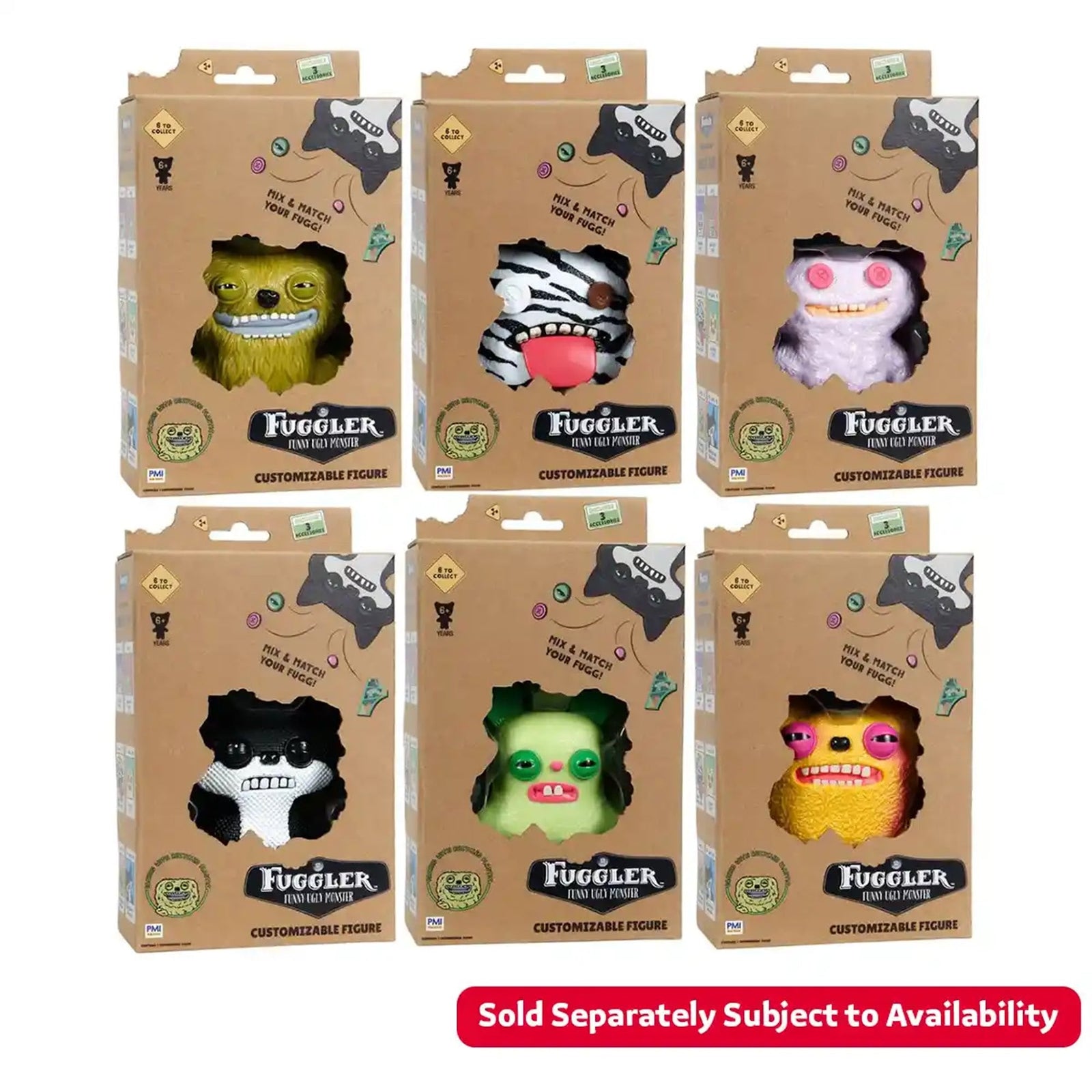 FUGGLER FIGURE CUSTOMIZABLE 1PK ASST