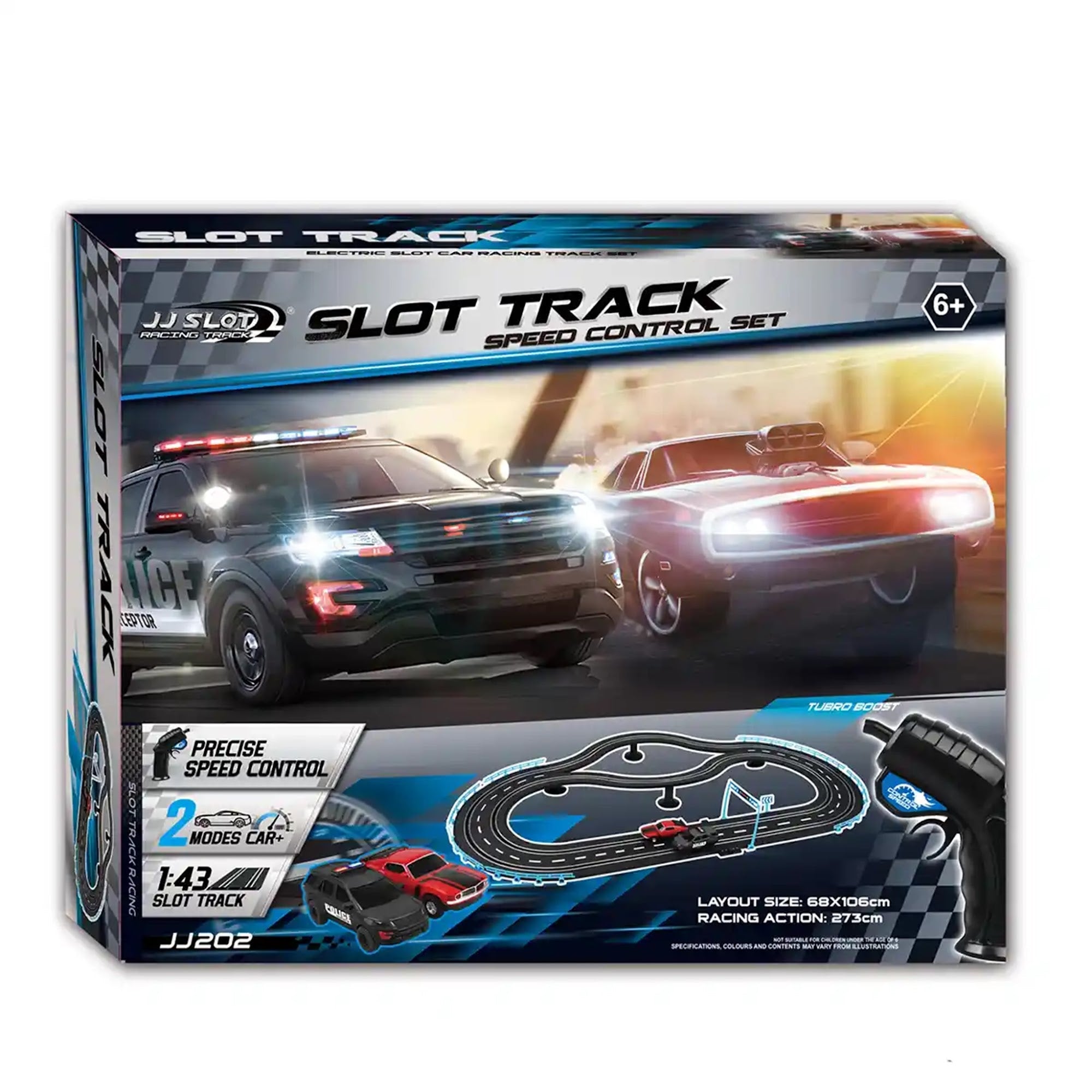 Mini Electric car track slot toy 1:43 Scale DIY Construction Race Tracks Sets For 6YRS+
