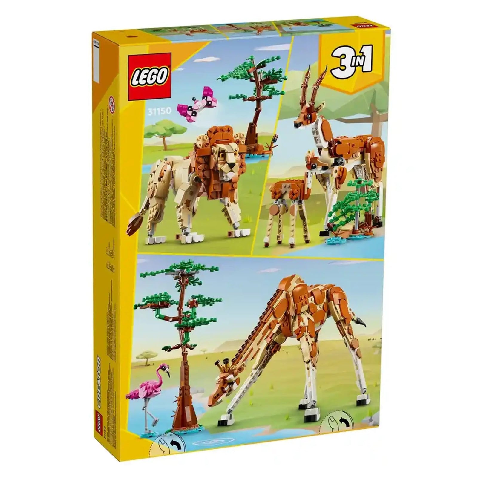 Lego Creator  Wild Safari Animals 31150