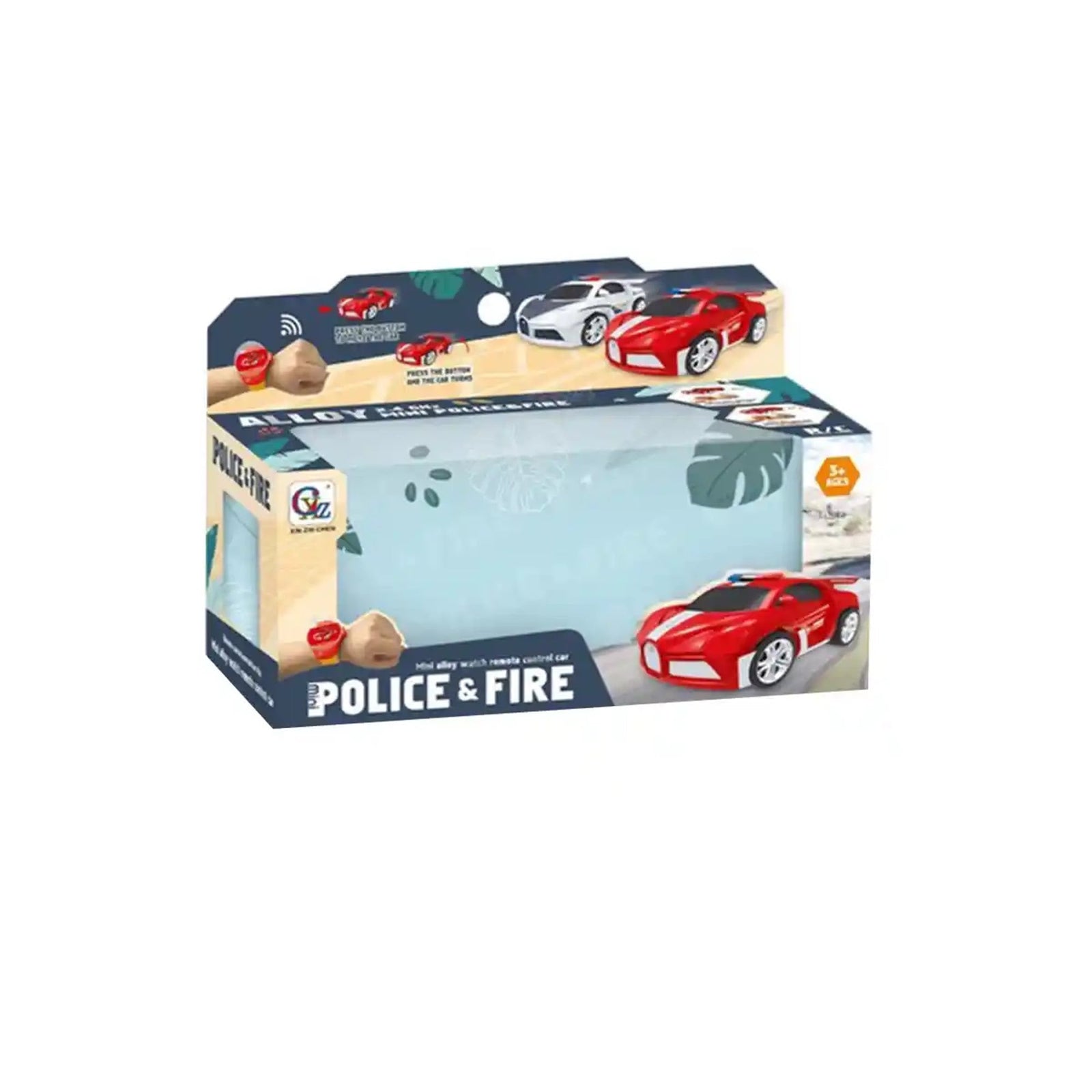MINI POLICE&FIRE WATCH R/C CAR