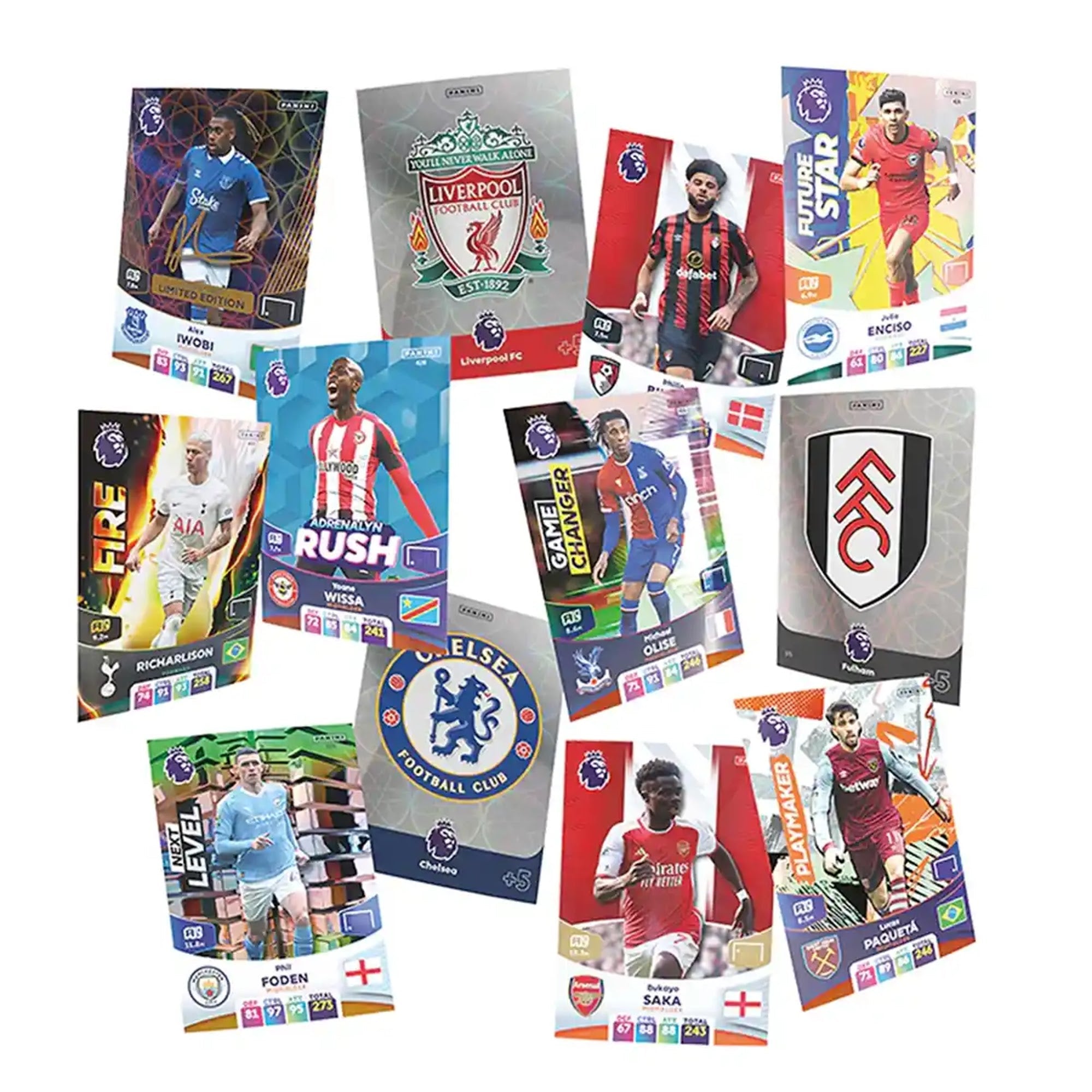P2Panini Premier League 2023/24 Adrenalyn XL Booster set (Star Signings)