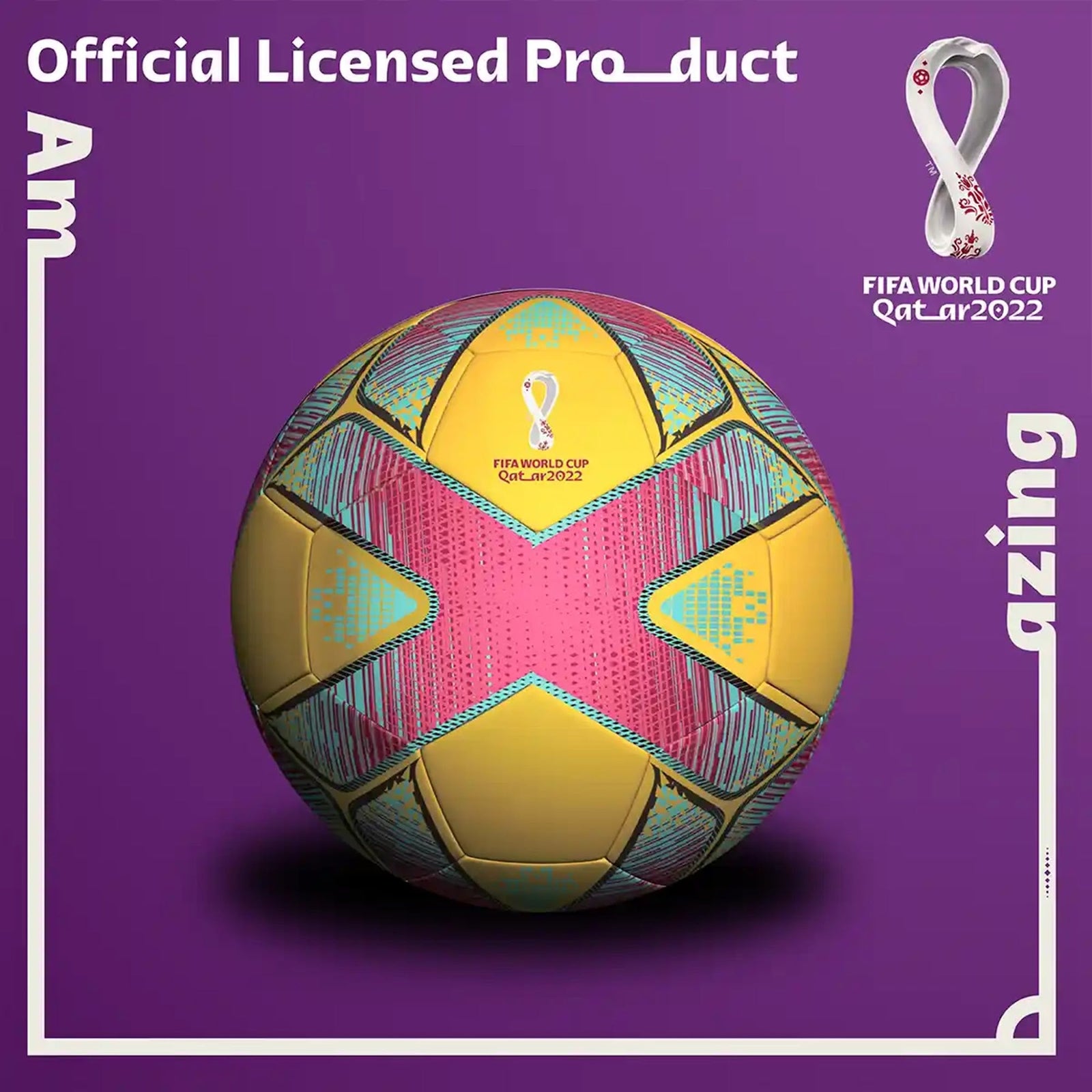 FOOTBALL GOAL COLLECTION SIZE 5- GN RAINBOW