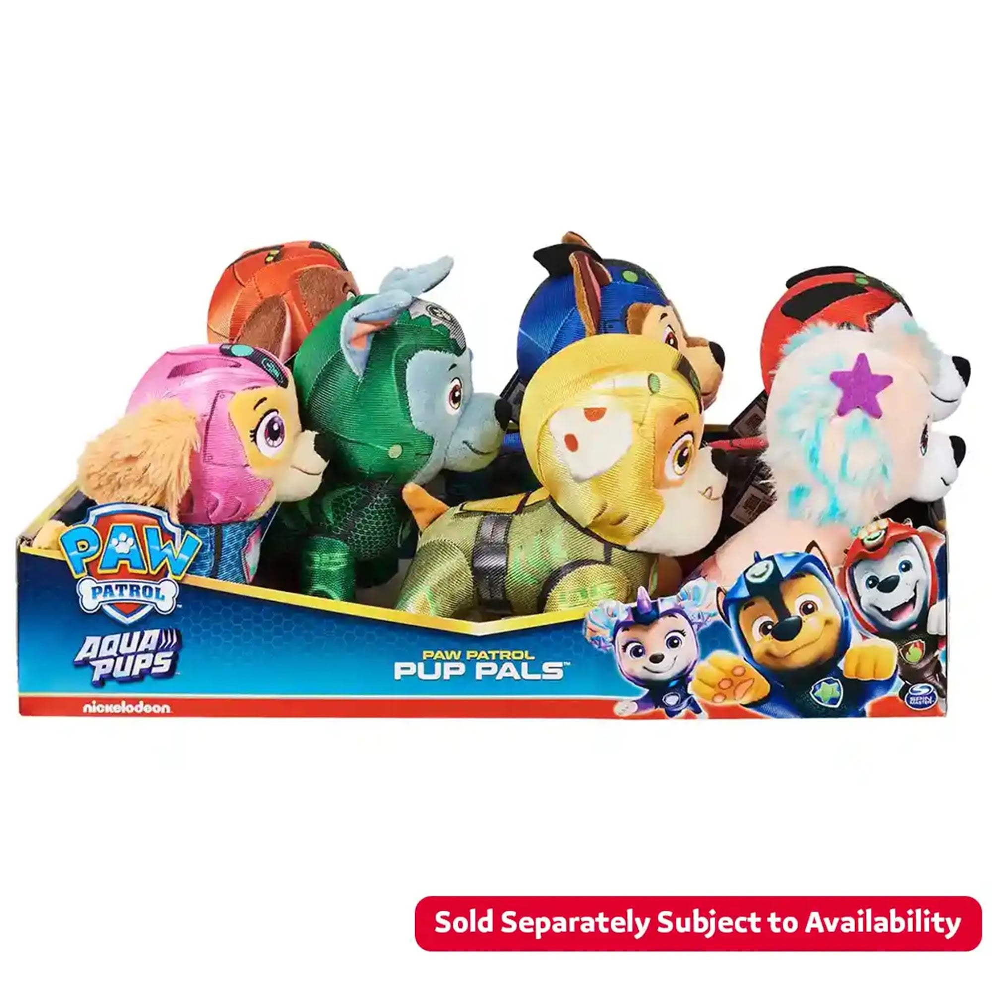 Paw Patrol Aqua Basic Plush Asst. CDU