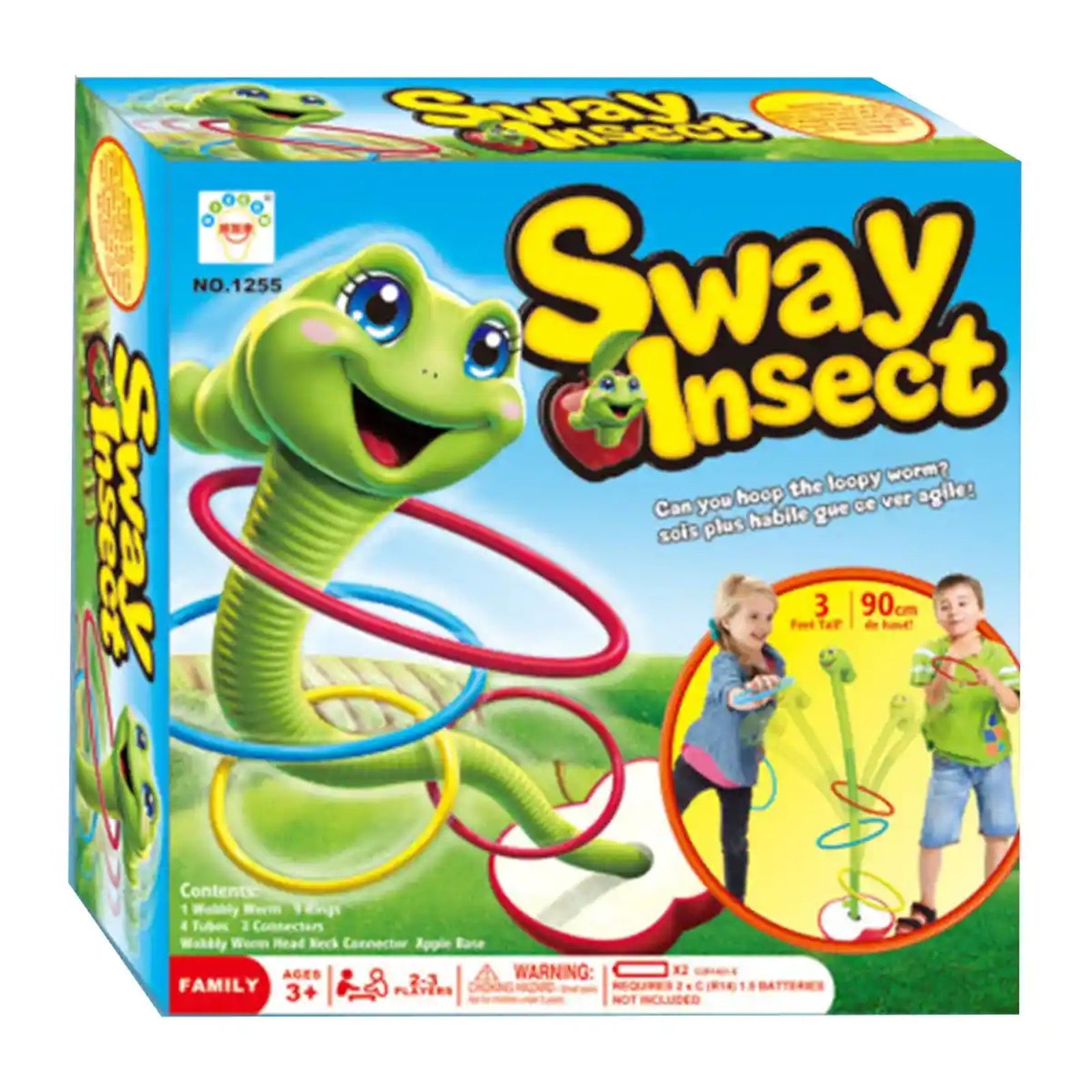 ELECTRIC SWAY INSECT HOOP RING TOSS GAME 3YRS+