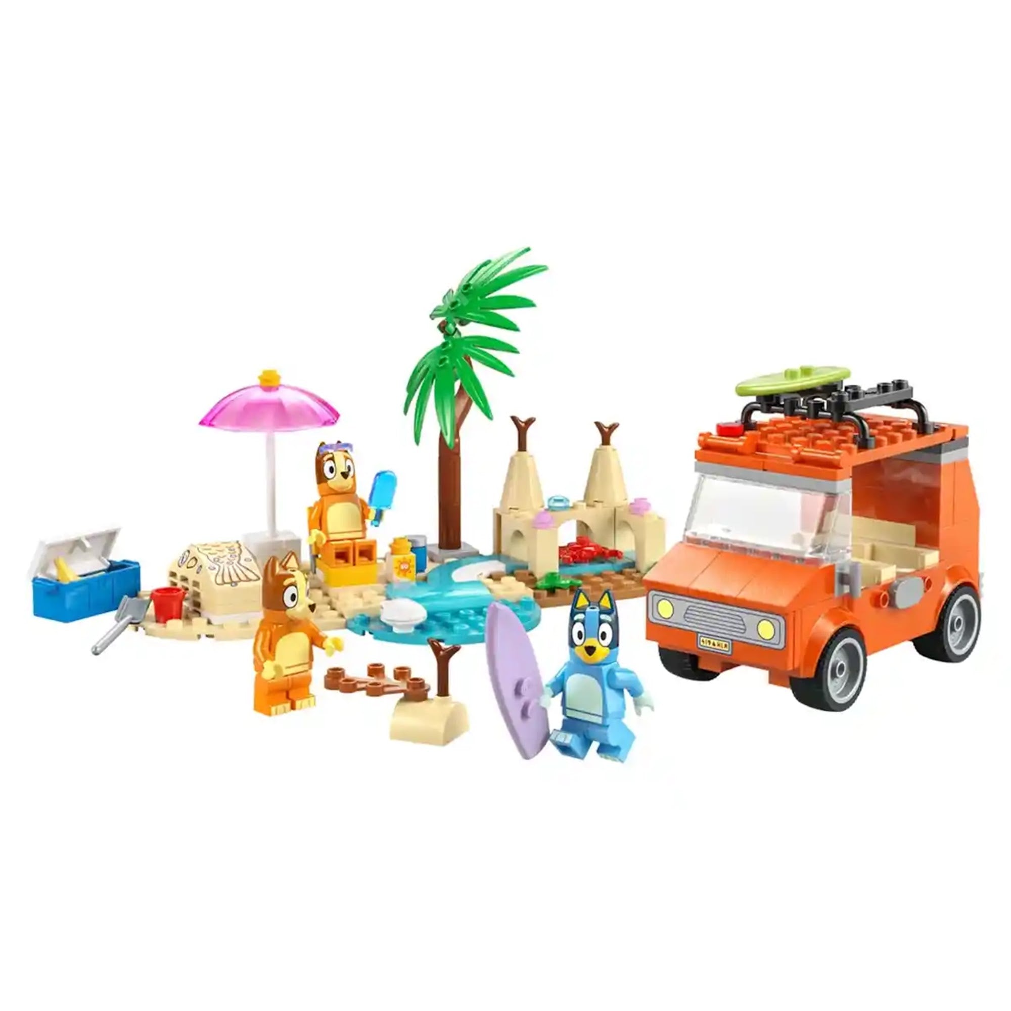 LEGO-Bluey 11202 Bluey's Beach & Family Car Trip