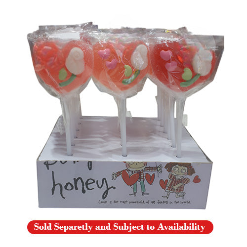 HEART JELLY LOLLIPOP 37G