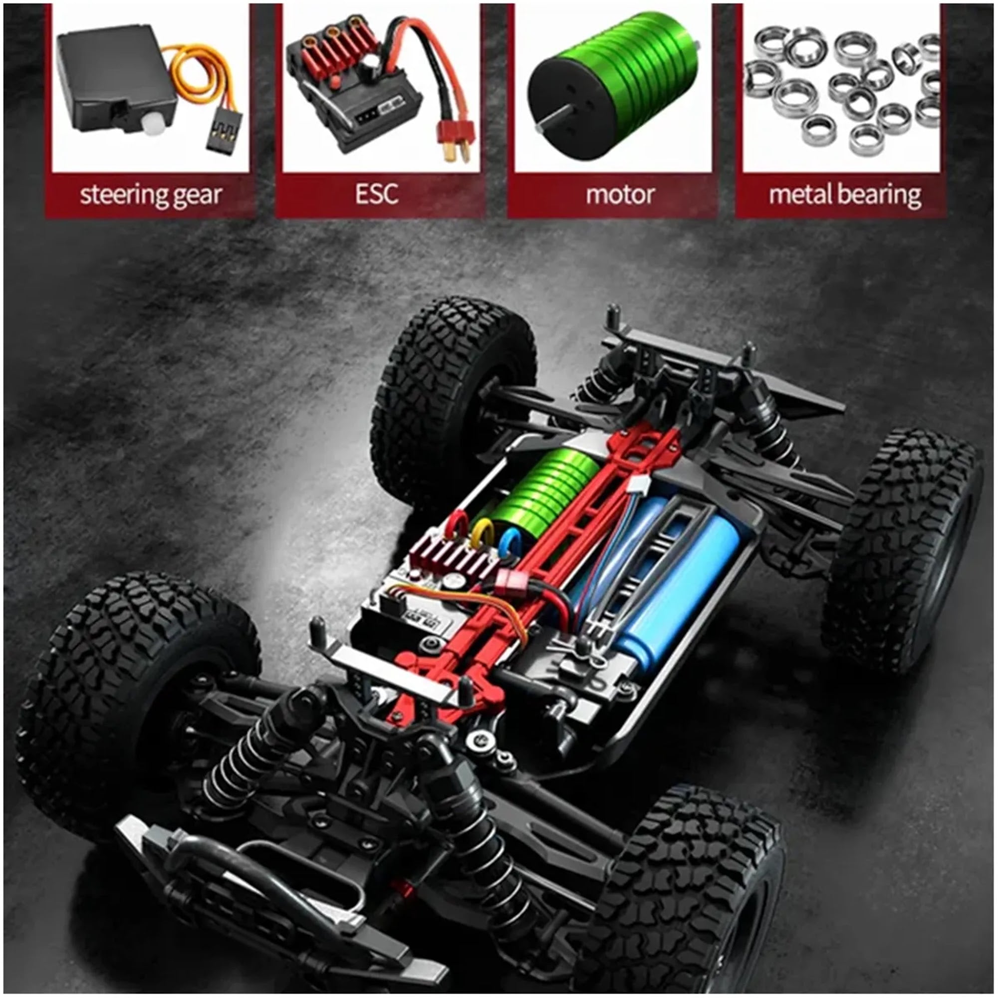 R/C 1:16 RAPID PRO CROSS COUNTRY VEHICLE