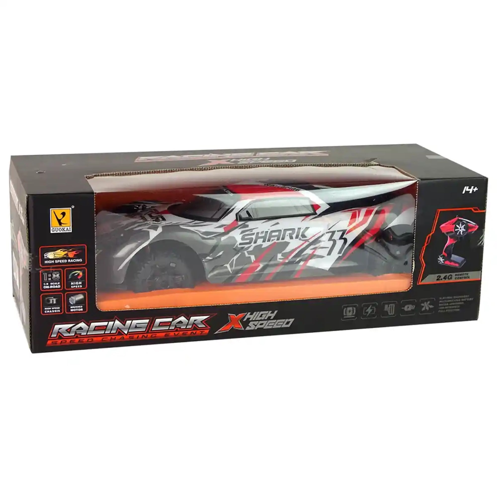 1:8 HIGH SPEED R/C  RACING CAR 14YRS+