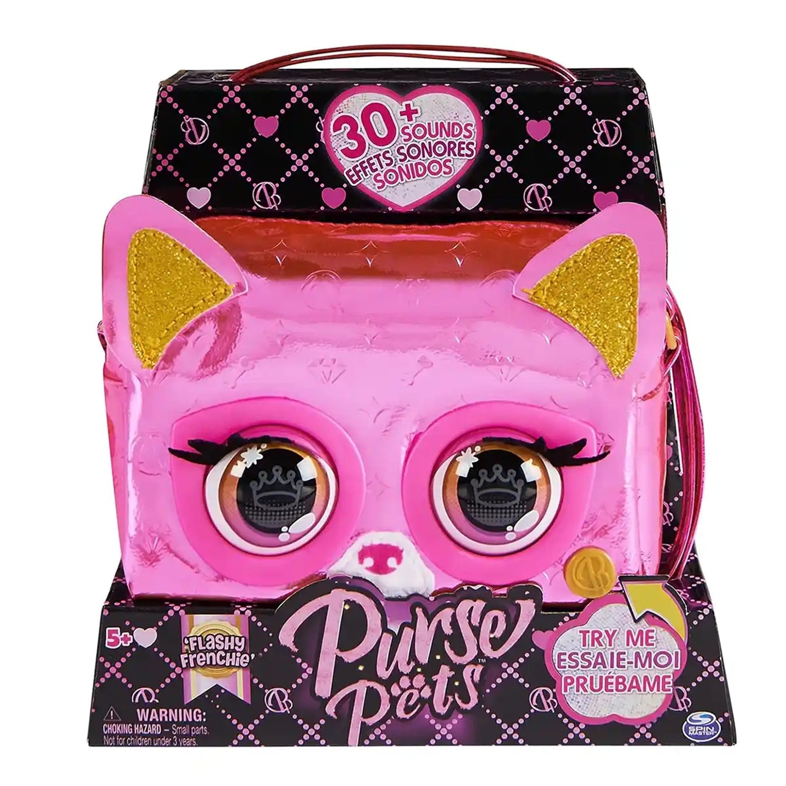 Purse Pets Metallic Magic Flashy Frenchie