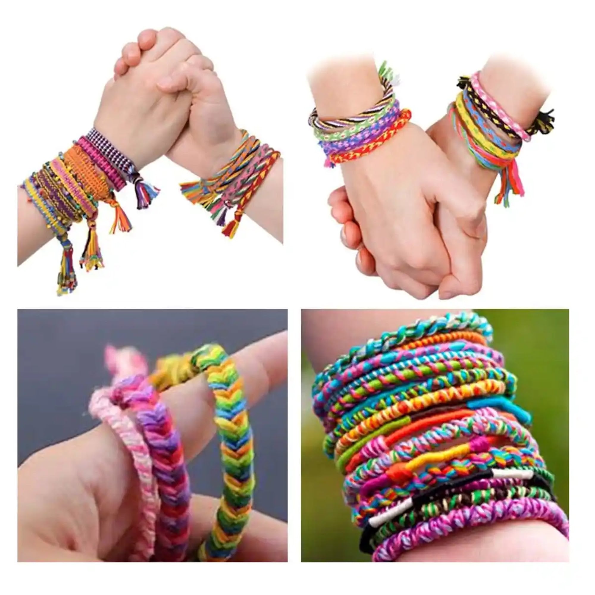 2 IN 1 BRAIDING SET BRACELET MAKER 6YRS+