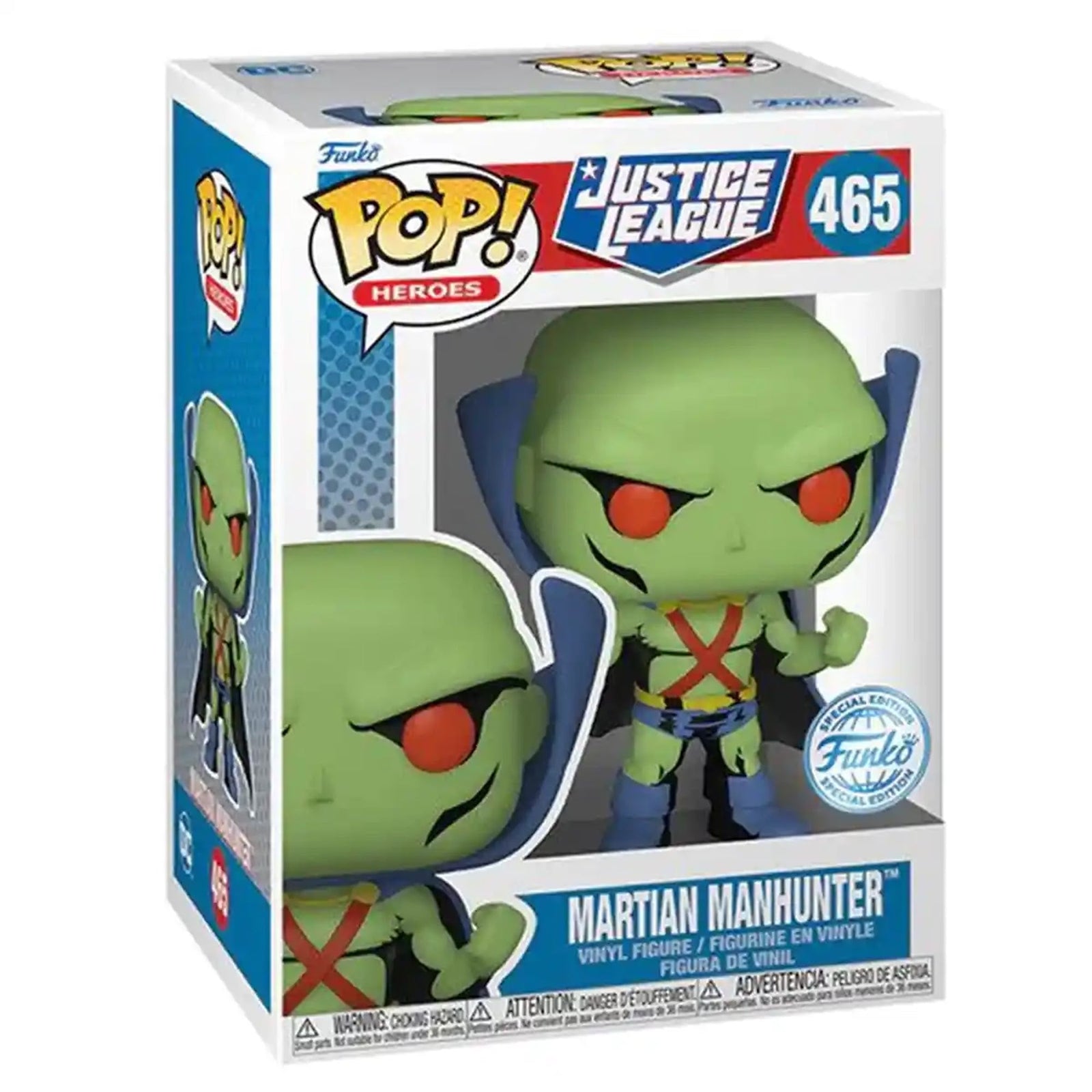 Pop! Heroes: Justice League Comic - Martian Manhunter (Exc)