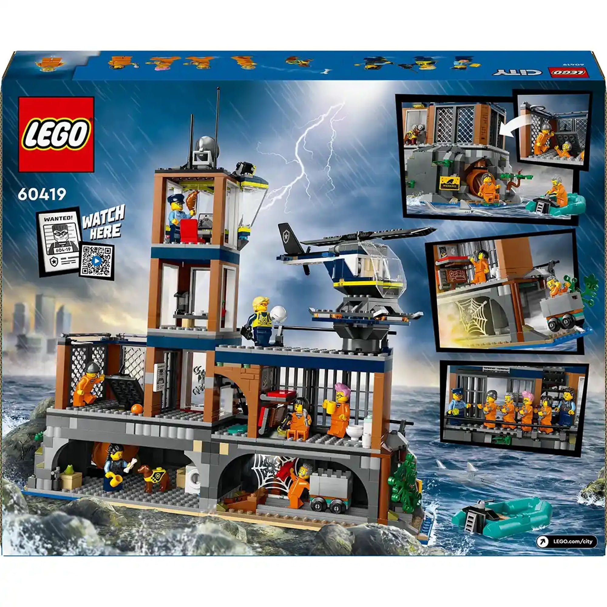 LEGOÃÂ® City Police Prison Island Building Toy 60419