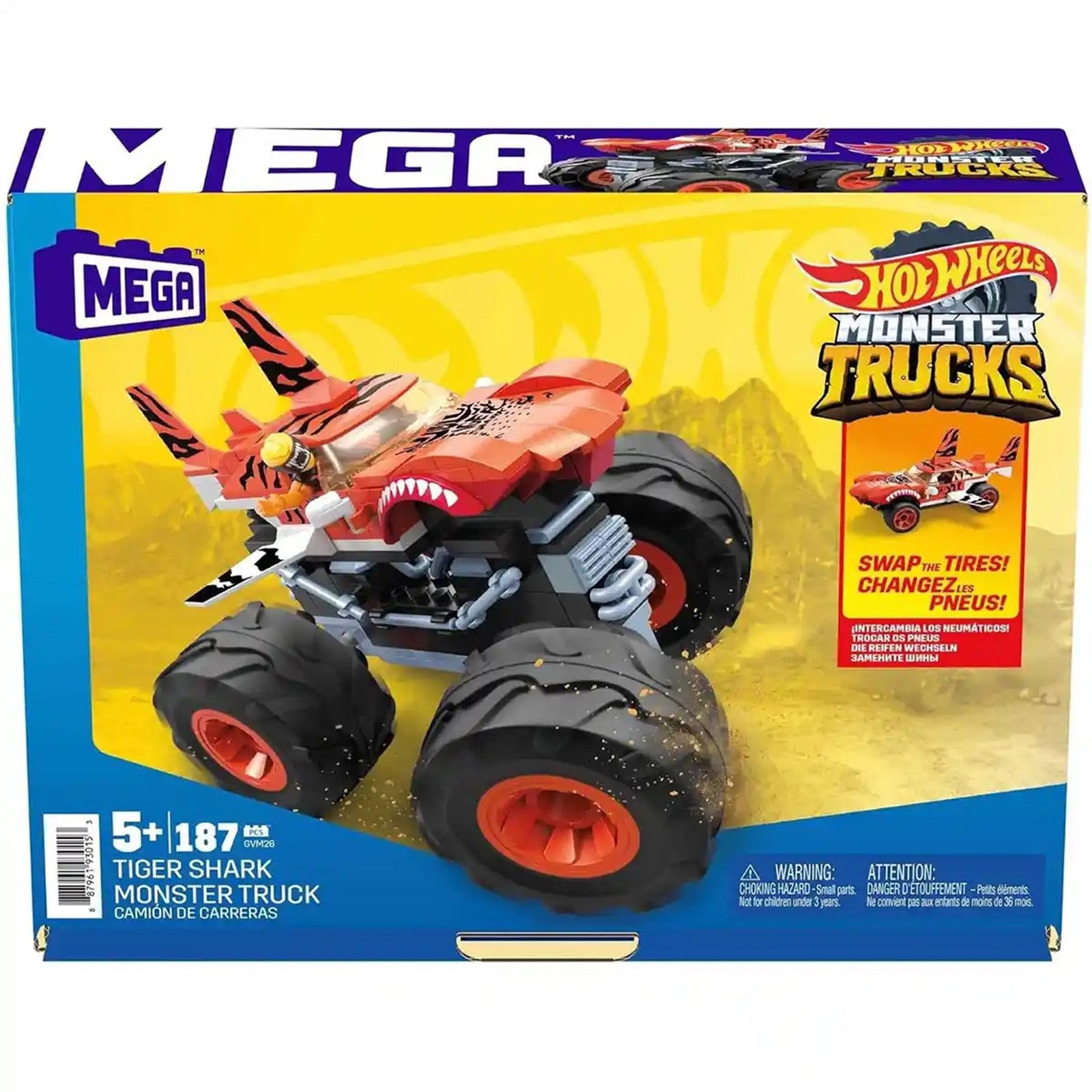 MEGA Tiger Shark Monster Truck
