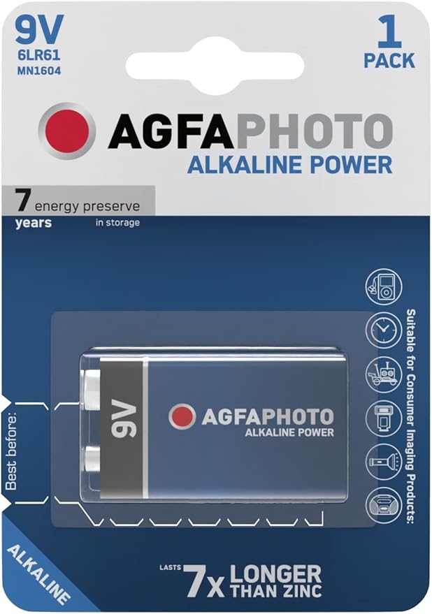 AGFAPHOTO ALKALINE POWER 6LR61 BP1(9V)