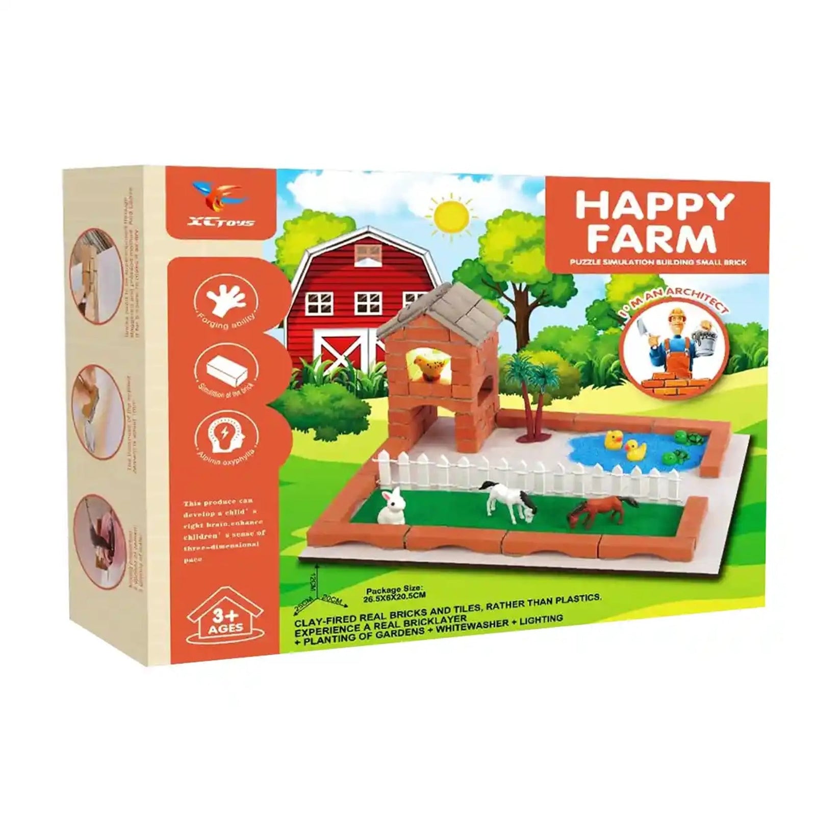 PUZZLE SIMULATION BUILDING 92PCS BRICK
