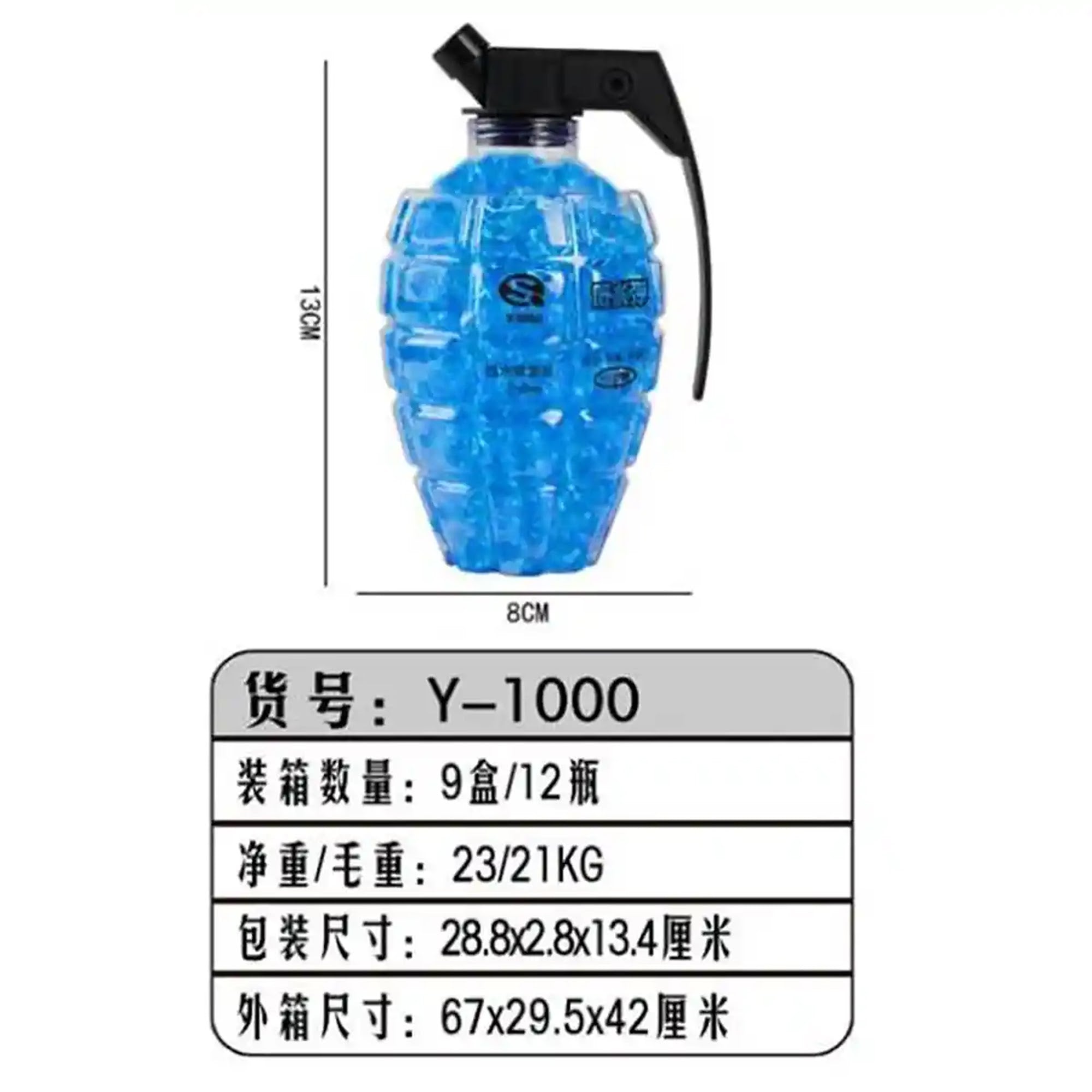 7-8mm water bomb,BULLET SEPERATLY 14yrs+
