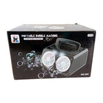 PORTABLE BUBBLE MACHINE WITH 40 HOLES - 3YRS+