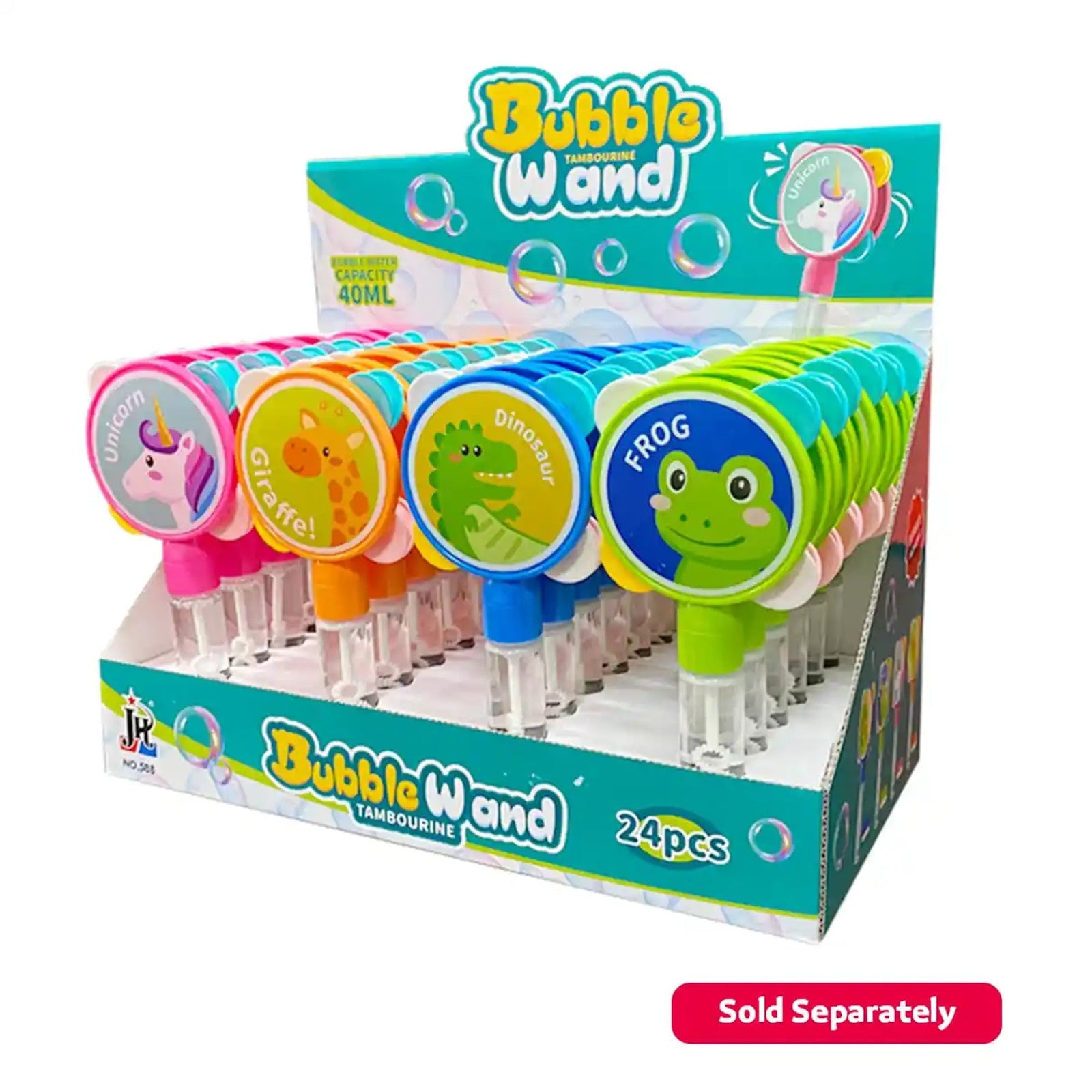 BIG ANIMAL RINGING BELL BUBBLE STICK 3YRS+