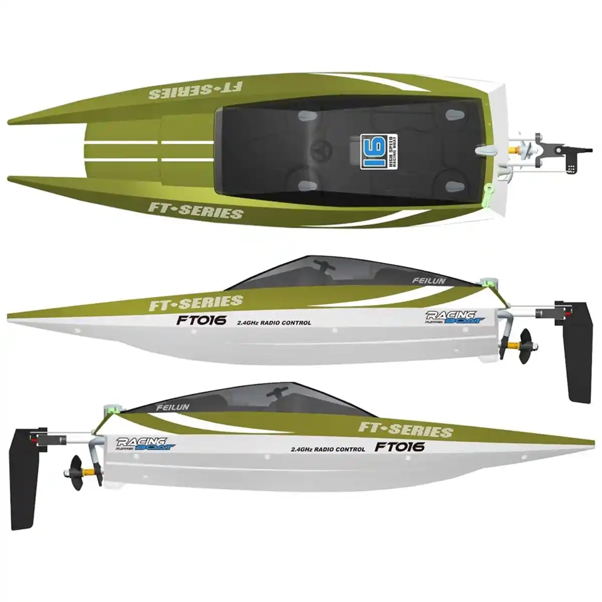 2.4G R/C FT016 RACING BOAT 14YRS+