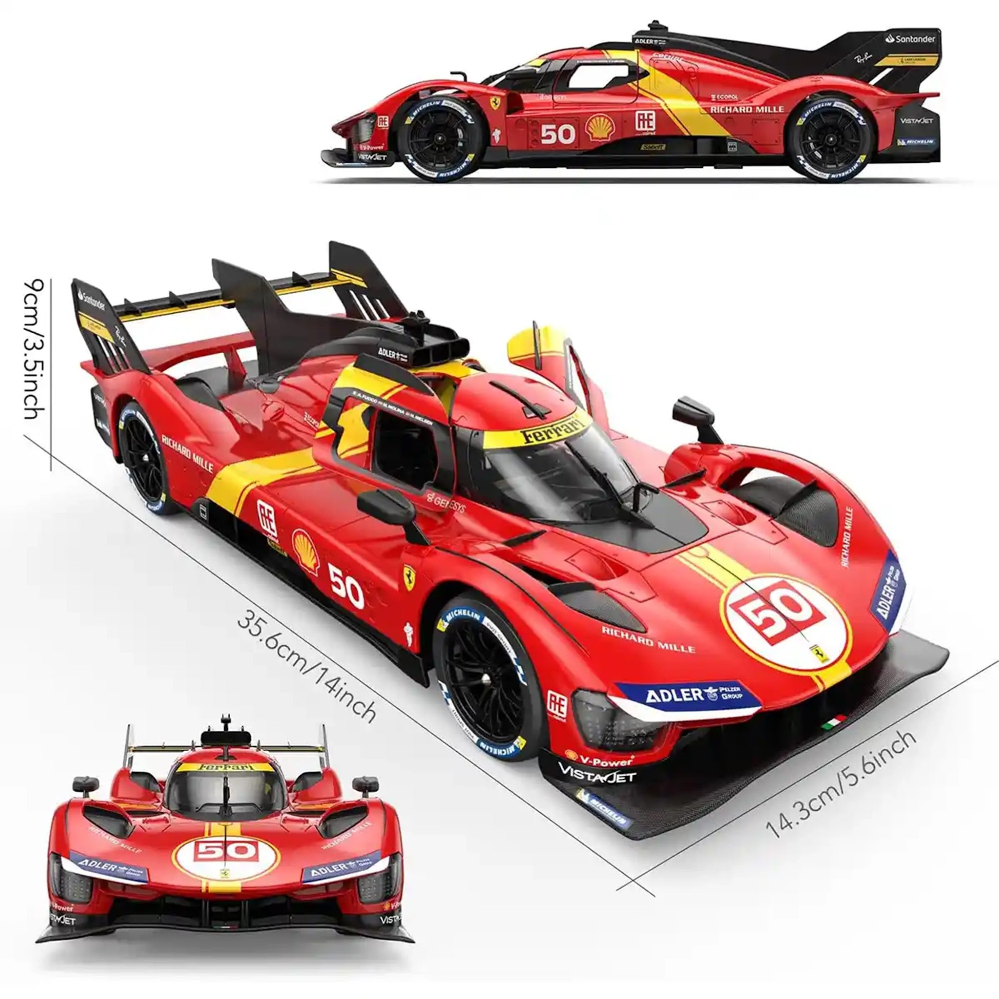 RASTAR R/C 1:14 Ferrari 499P - Red