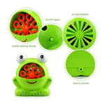 ELECTRIC HAND OPERATED FUN FROG  BUBBLE MACHINE 3YRS+