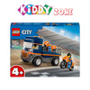 LEGOÃÂ® City Motorcycle Transporter Toy and 2 Minifigures 60491