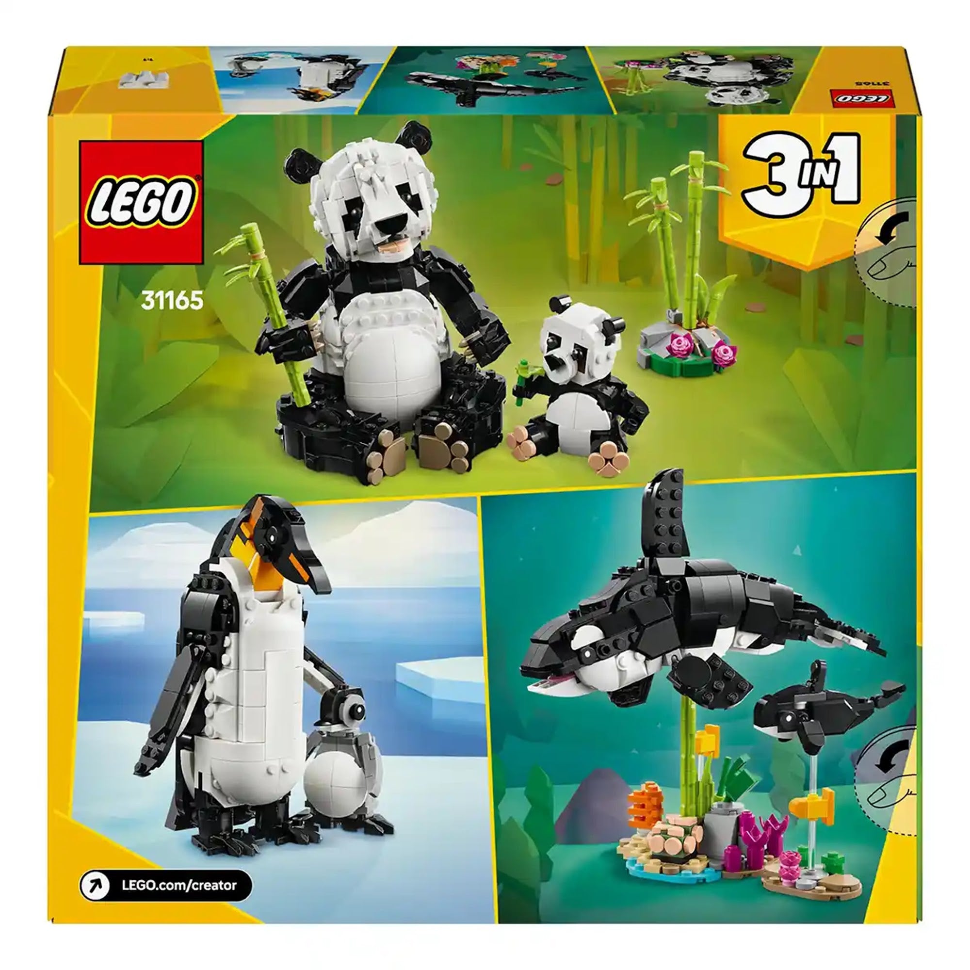LEGO Creator Wild Animals: Panda Family 31165